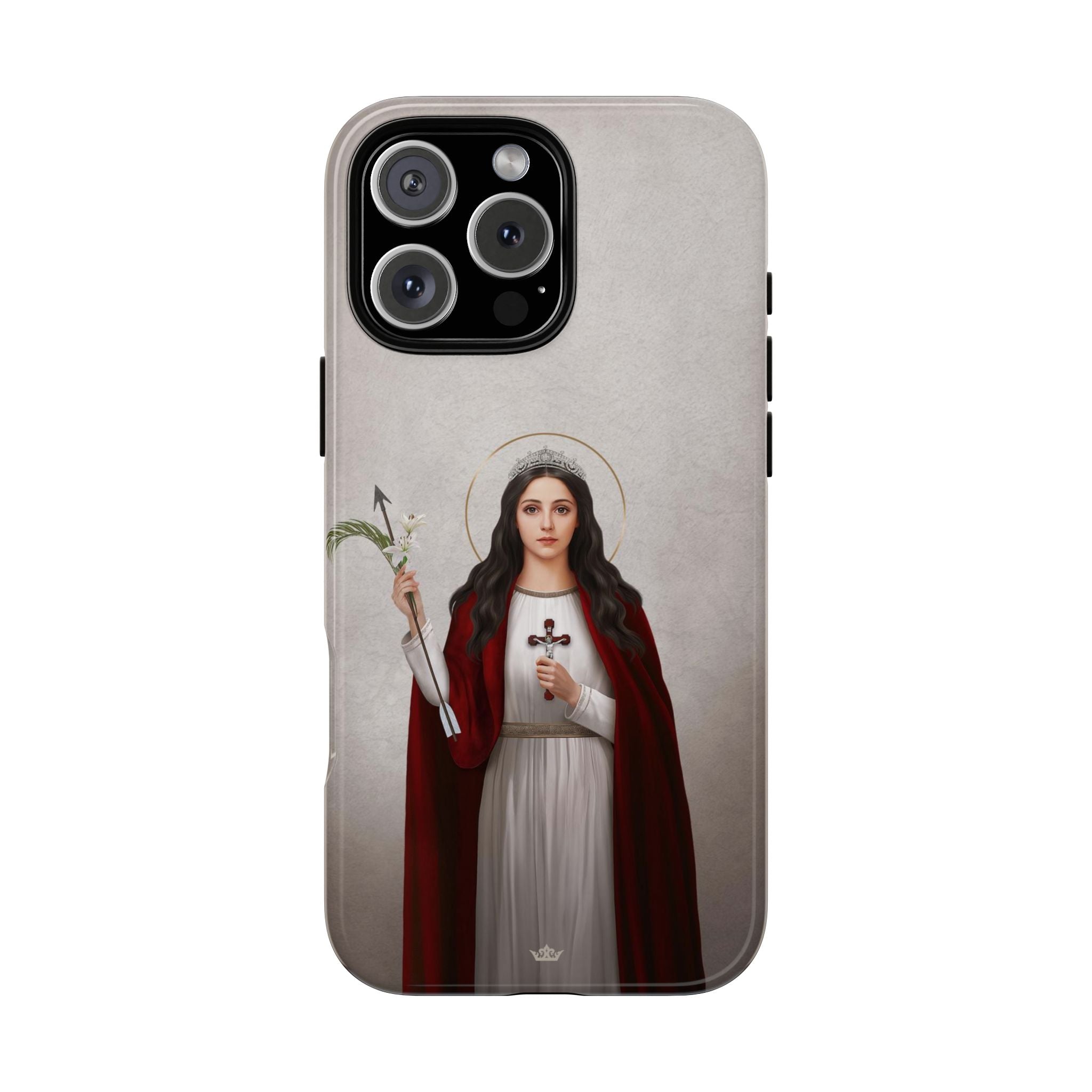 St. Philomena Hard Phone Case (Light)