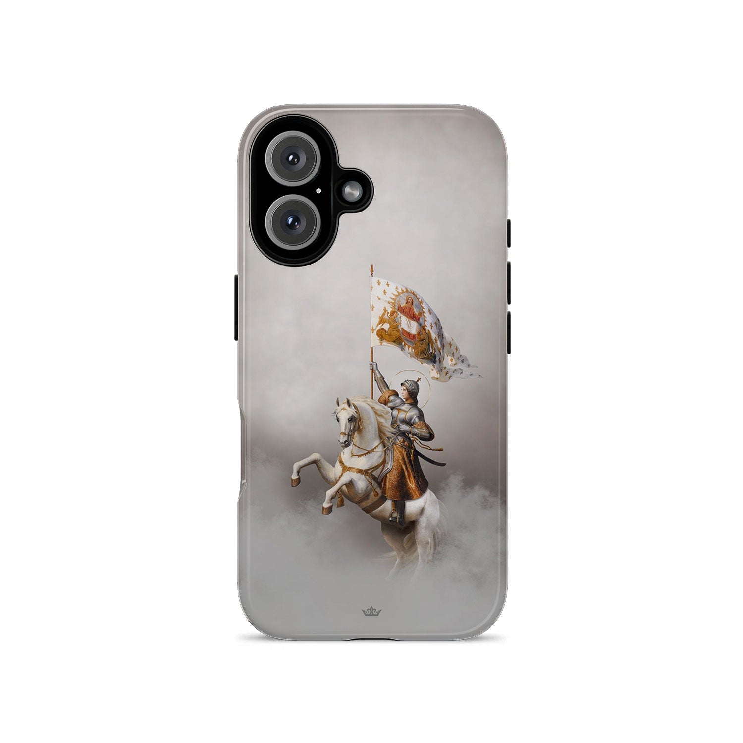 St. Joan of Arc in Battle Hard Phone Case (Light)