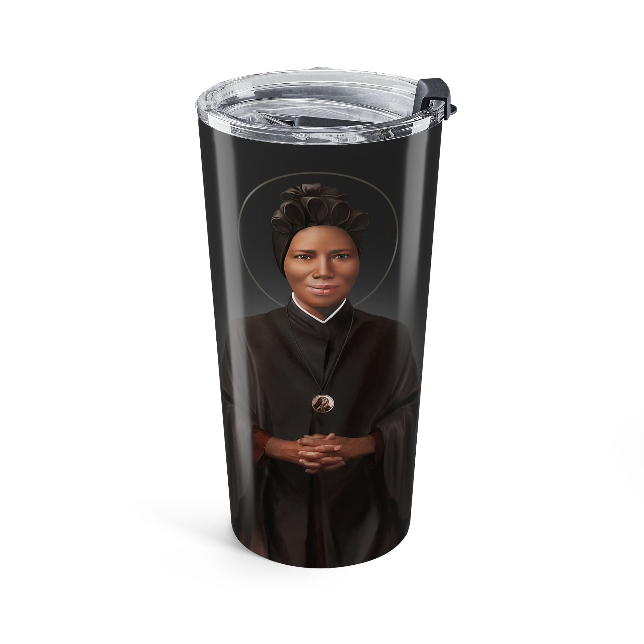St. Josephine Bakhita Lord's Prayer Tumbler (Ash 20 oz)