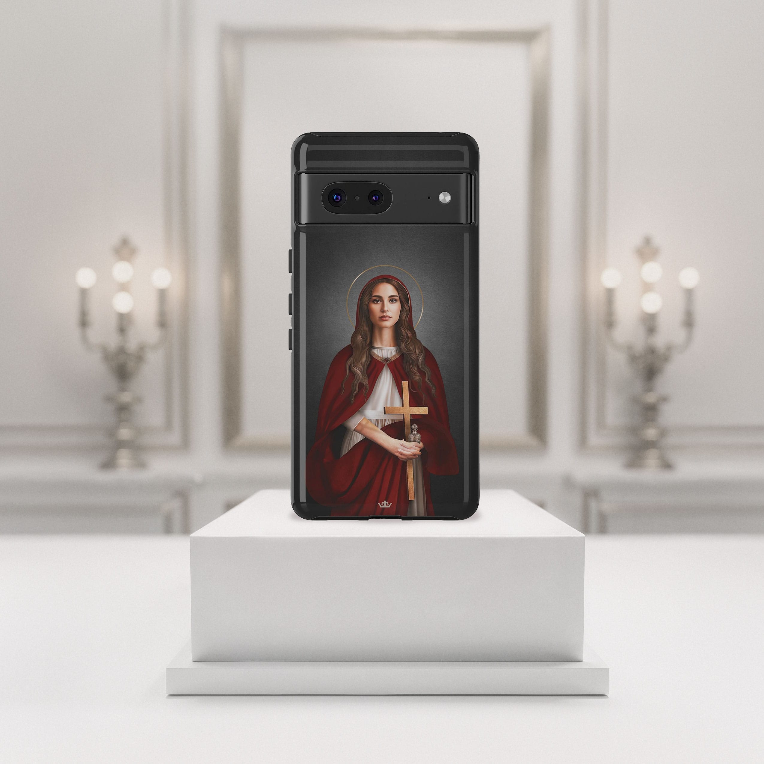 St. Mary Magdalene Hard Phone Case (Dark) Copyright VENXARA