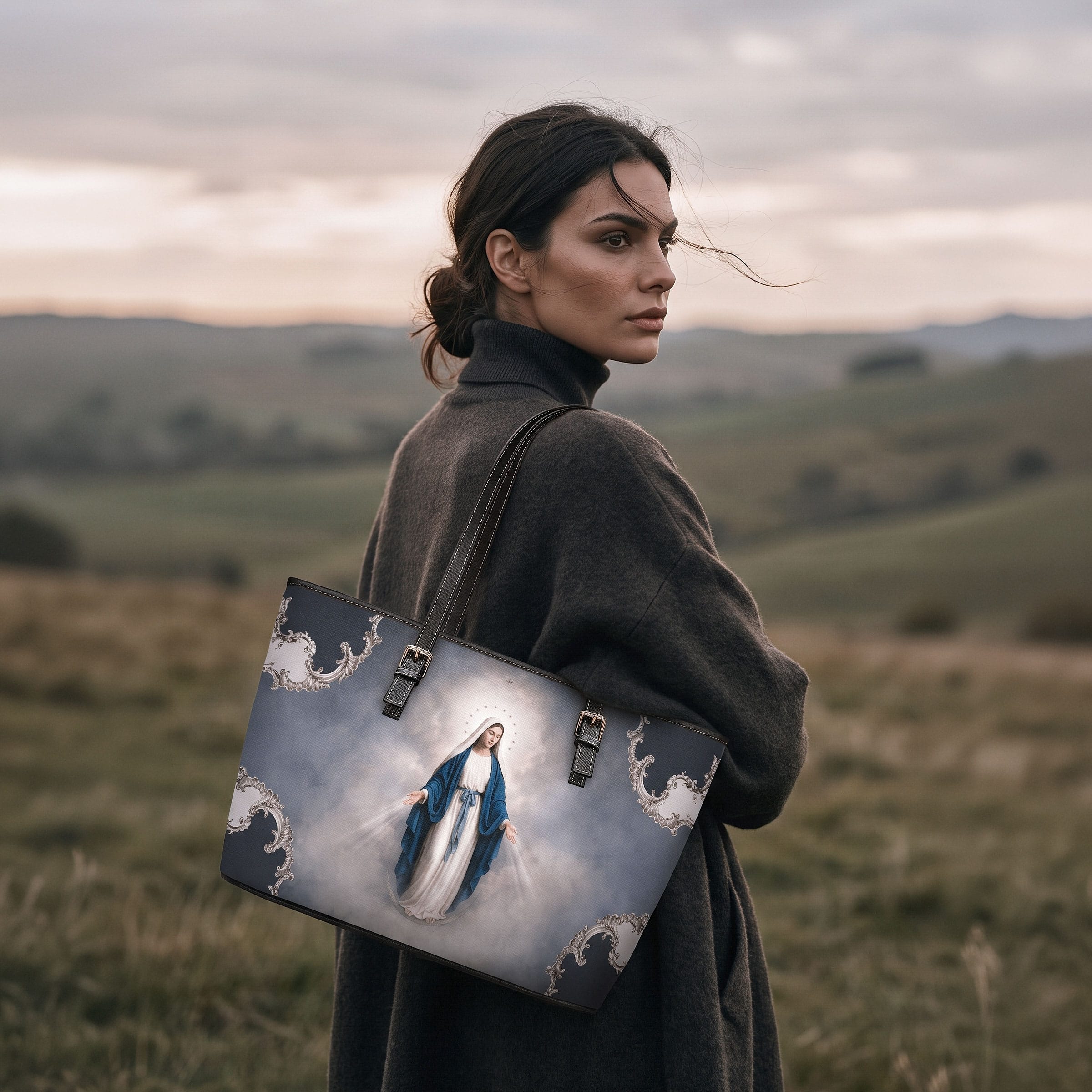 Our Lady of Grace Tote Bag (Baroque) Copyright VENXARA