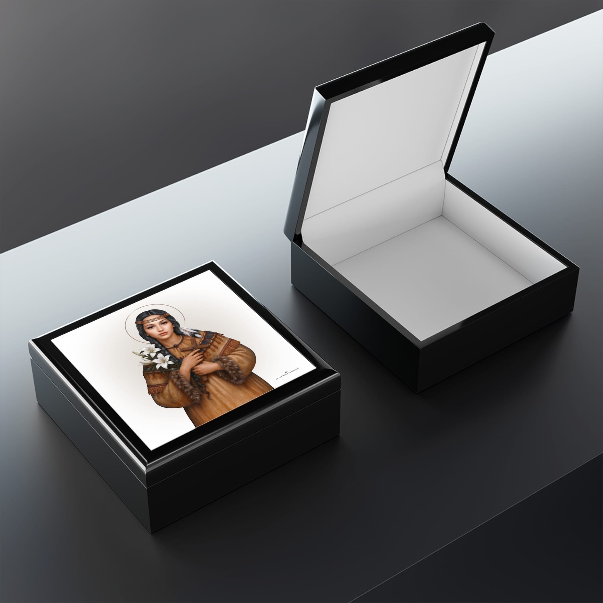 St. Kateri Keepsake Box Copyright VENXARA