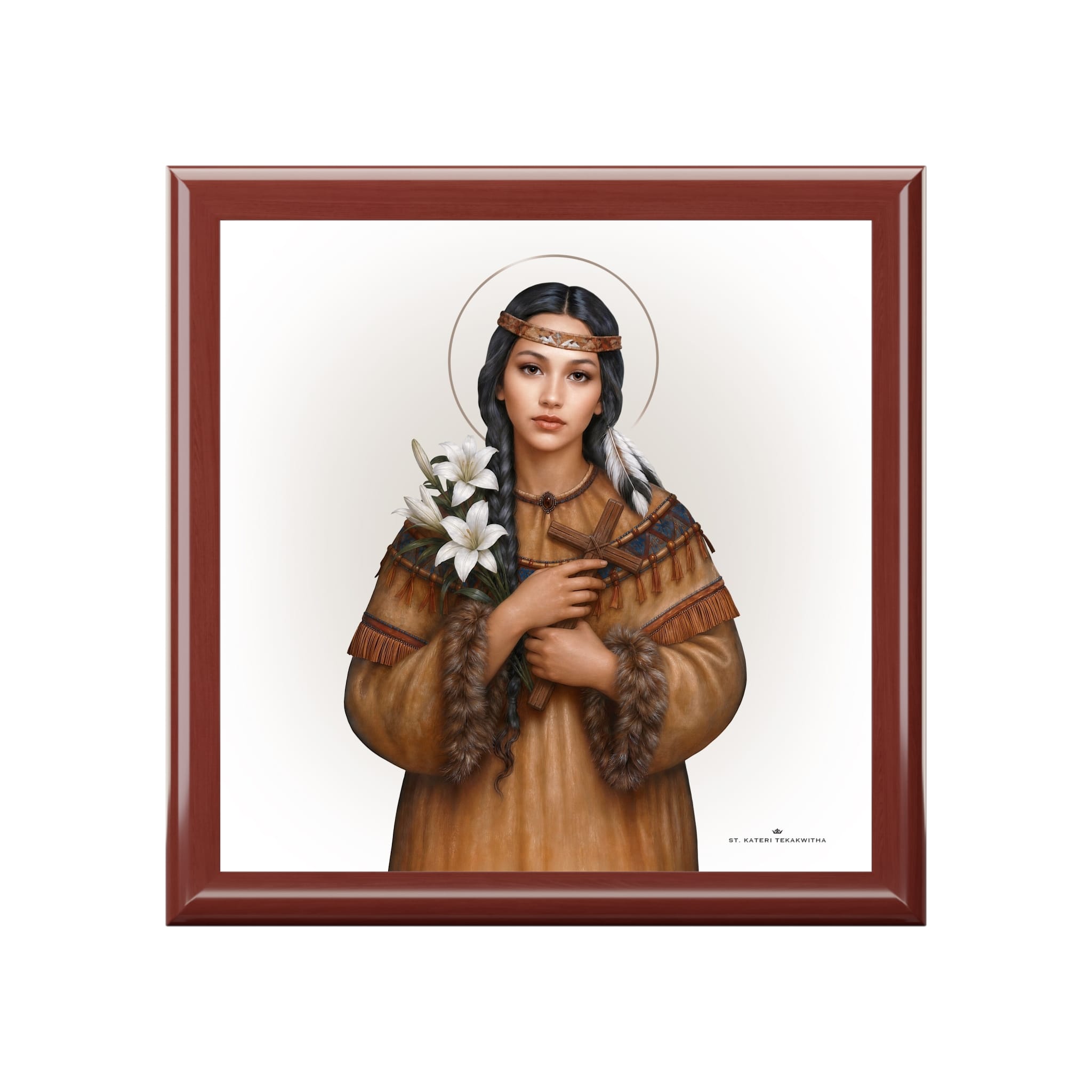 St. Kateri Keepsake Box Copyright VENXARA