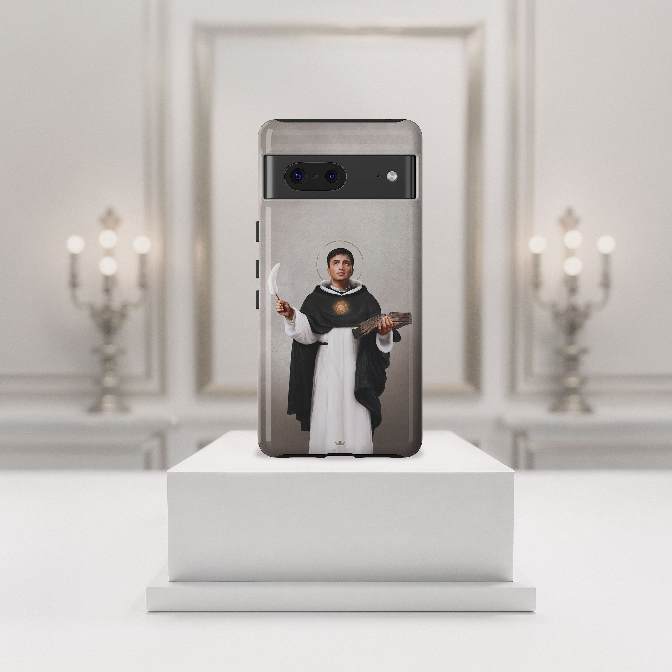 St. Thomas Aquinas Hard Phone Case (Light)