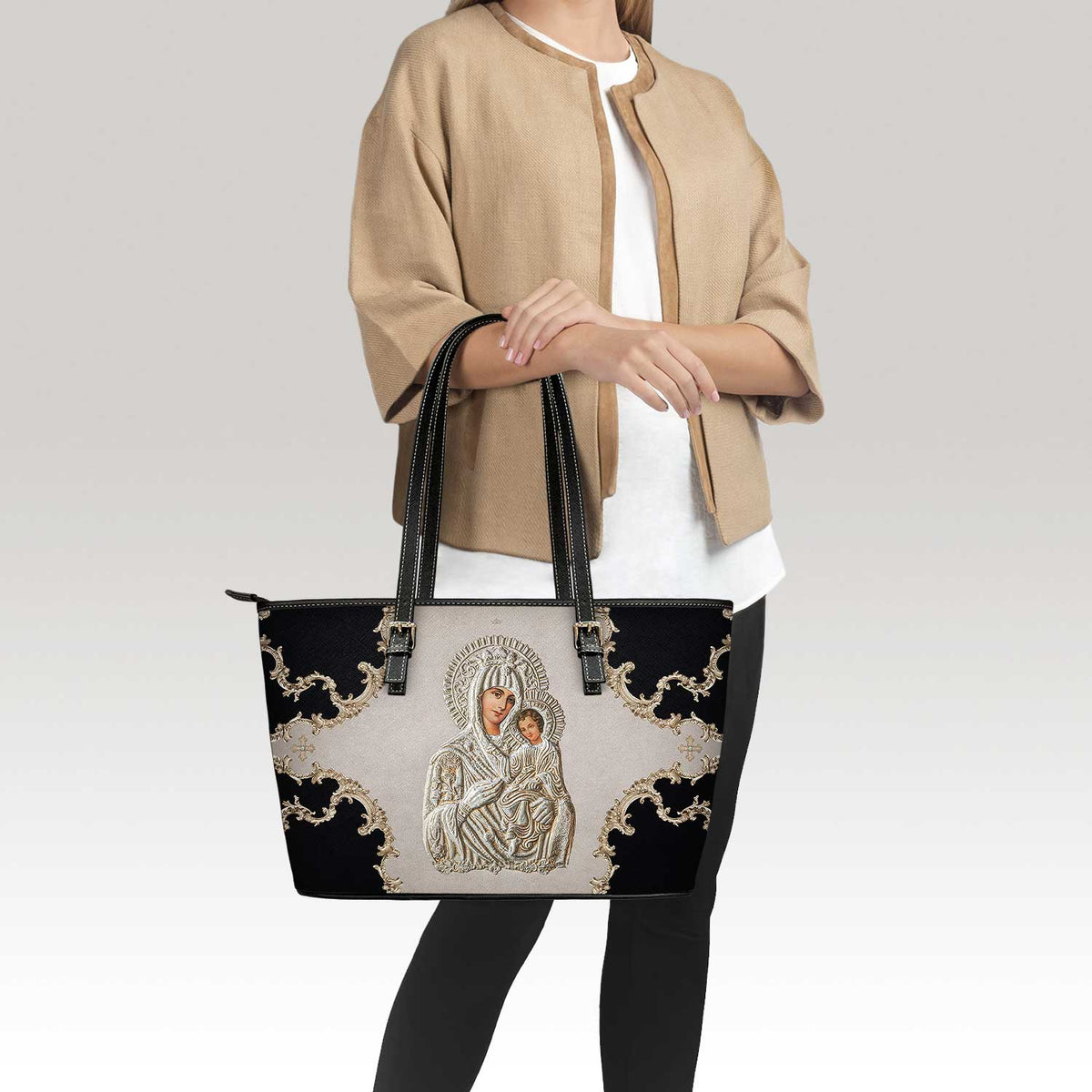 Amore Divino Tote Bag (Tan) Copyright VENXARA