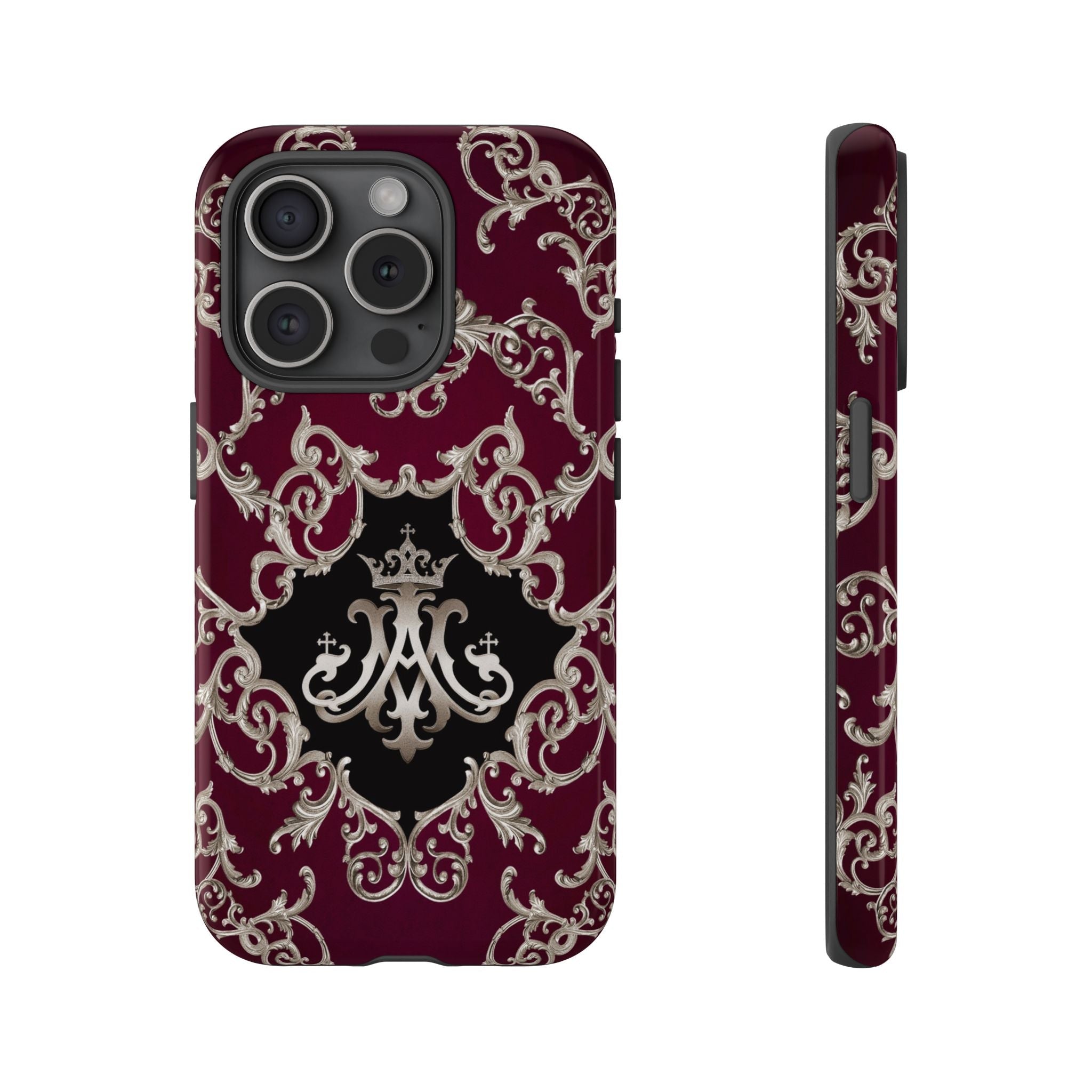 Ave Maria Hard Phone Case (Baroque Mahogany) - Venxara
