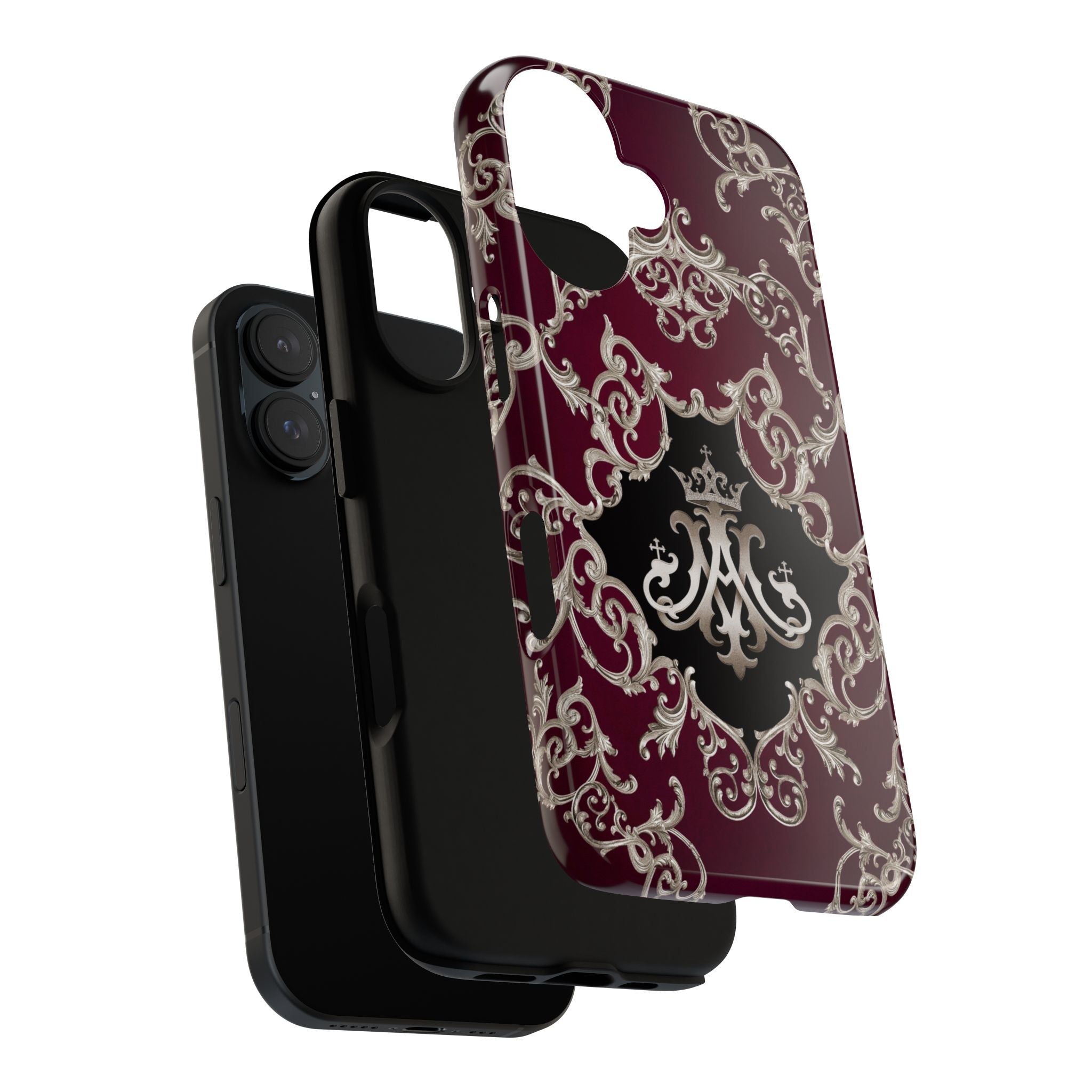 Ave Maria Hard Phone Case (Baroque Mahogany) - Venxara