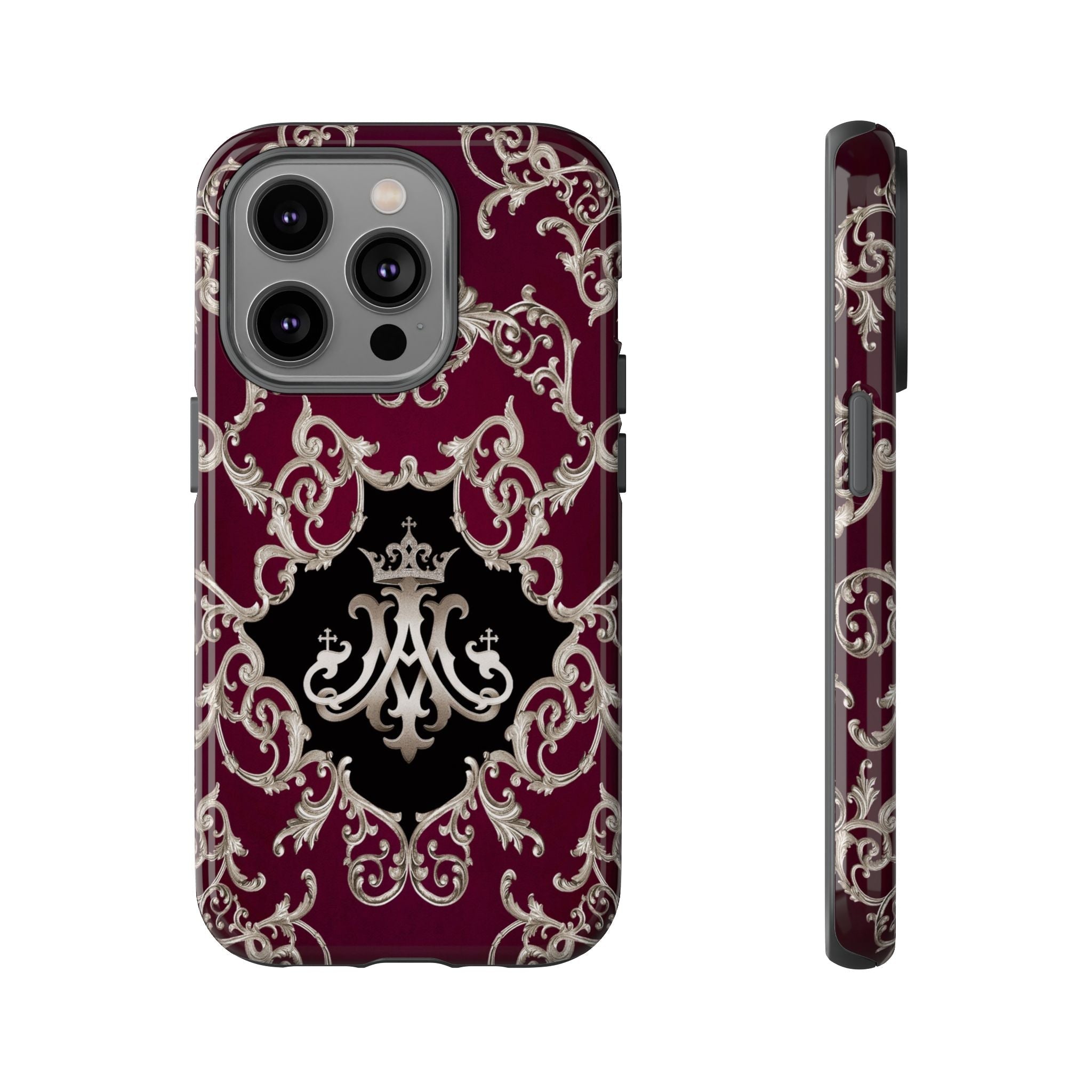 Ave Maria Hard Phone Case (Baroque Mahogany) - Venxara