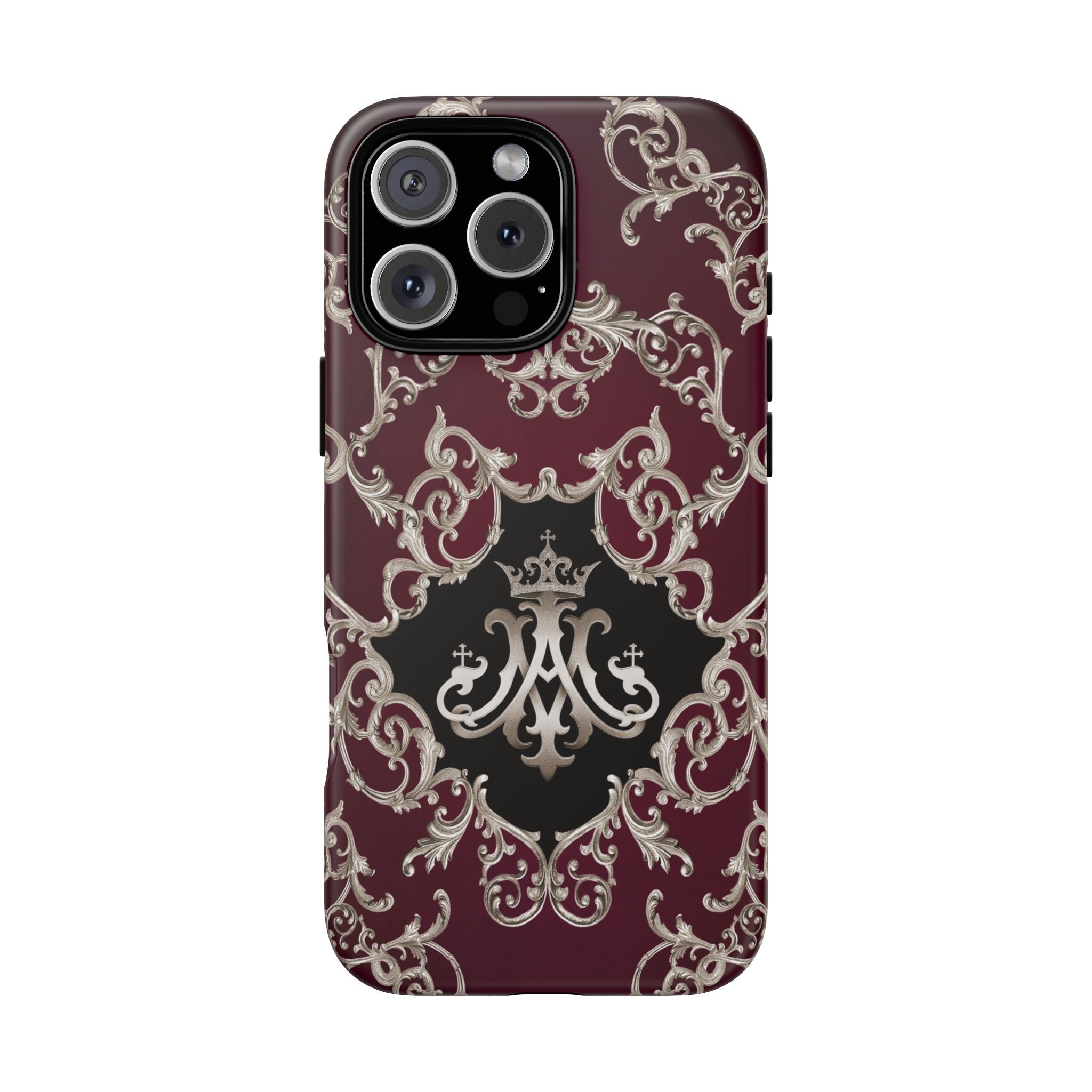 Ave Maria Hard Phone Case (Baroque Mahogany) - Venxara