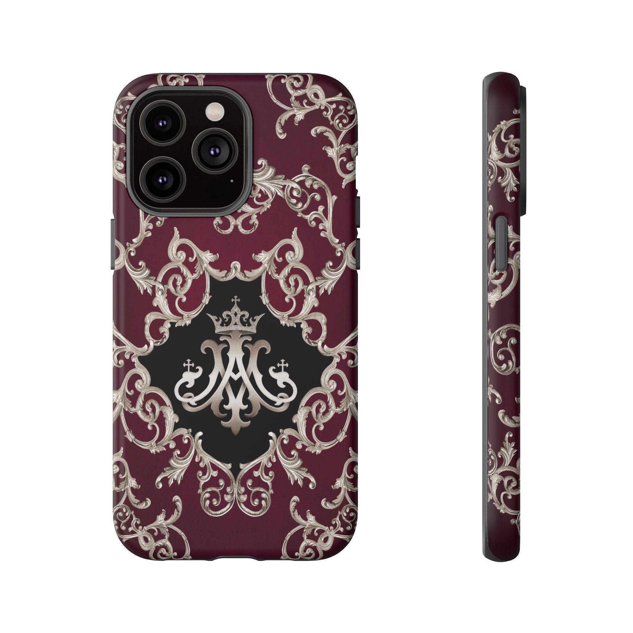 Ave Maria Hard Phone Case (Baroque Mahogany) - Venxara