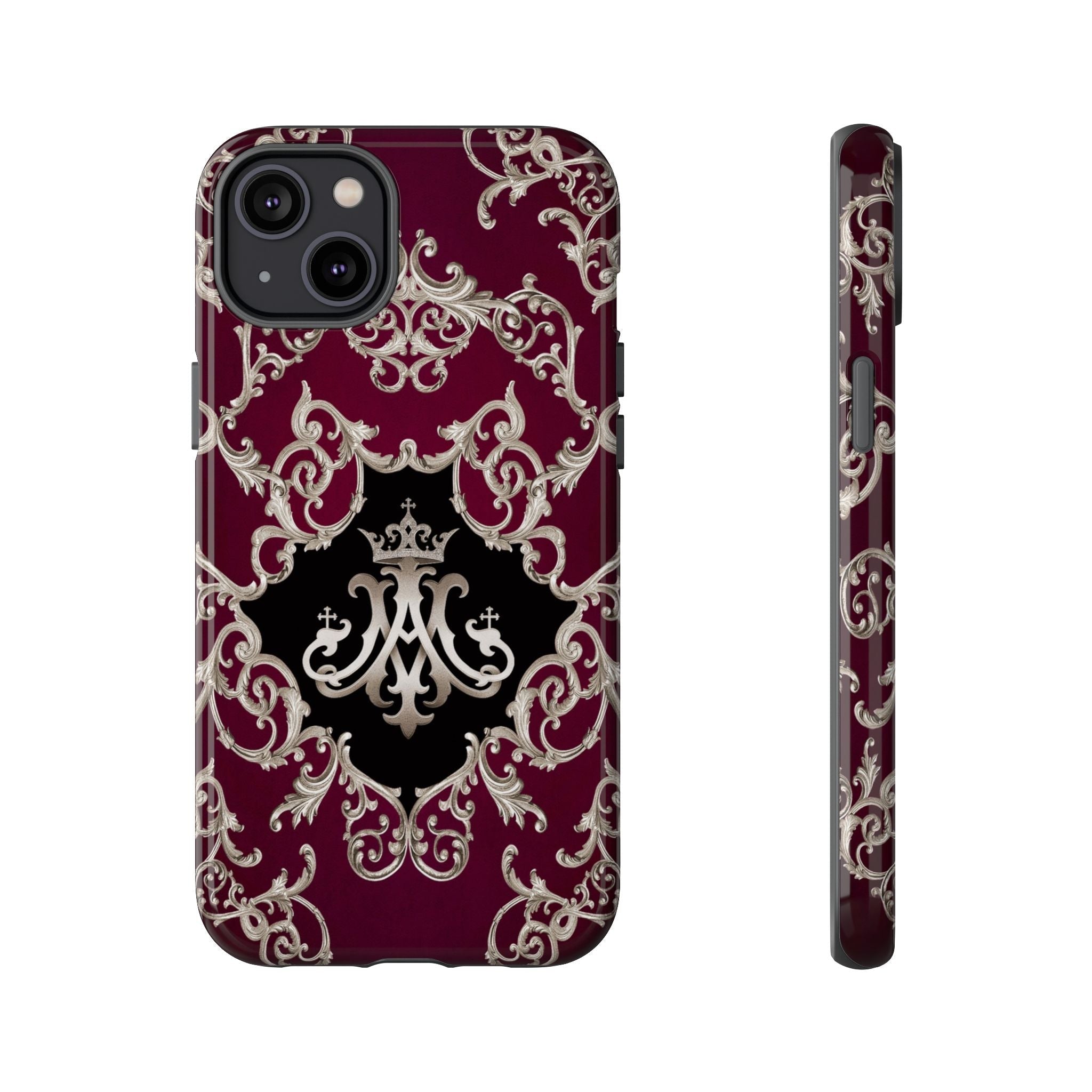 Ave Maria Hard Phone Case (Baroque Mahogany) - Venxara