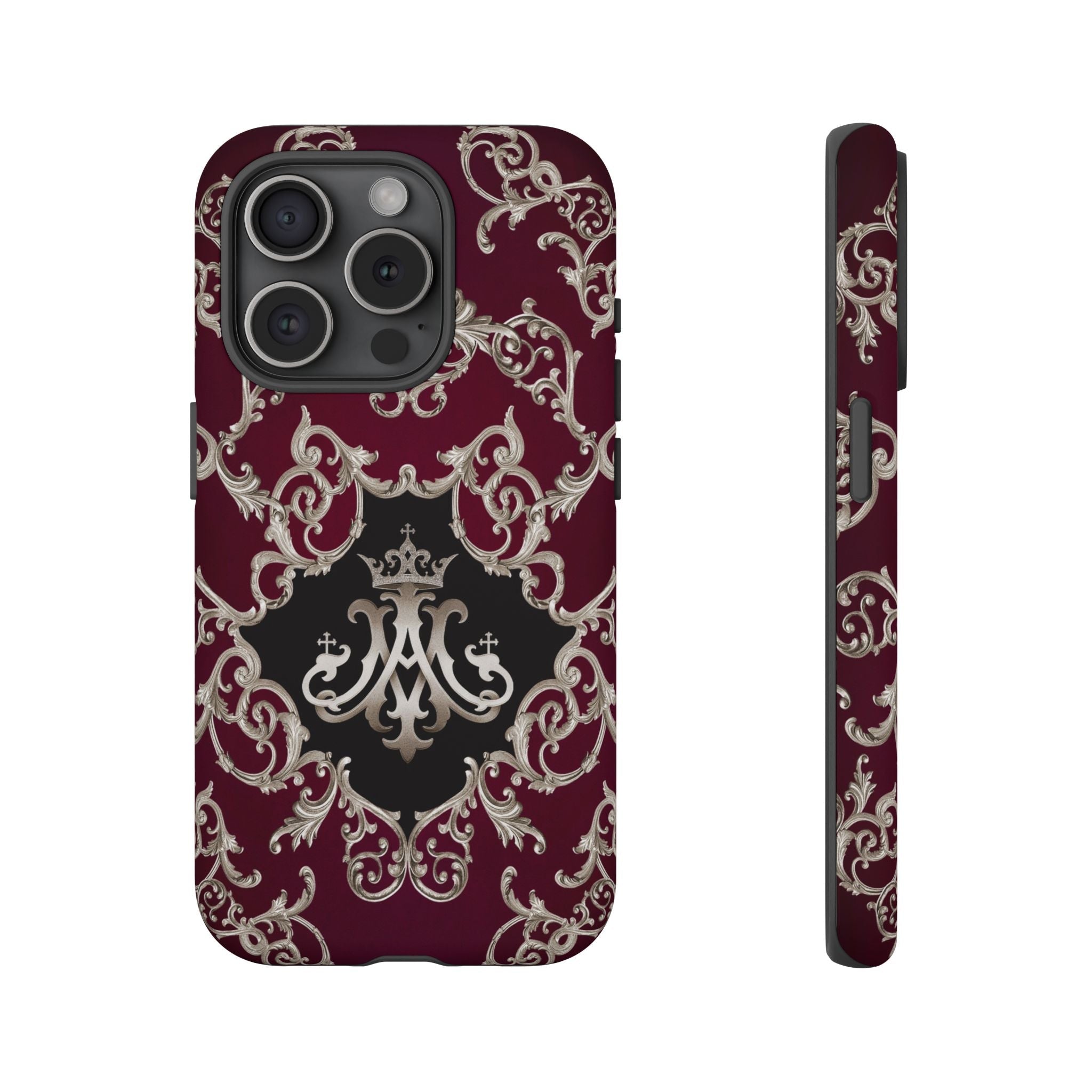 Ave Maria Hard Phone Case (Baroque Mahogany) - Venxara