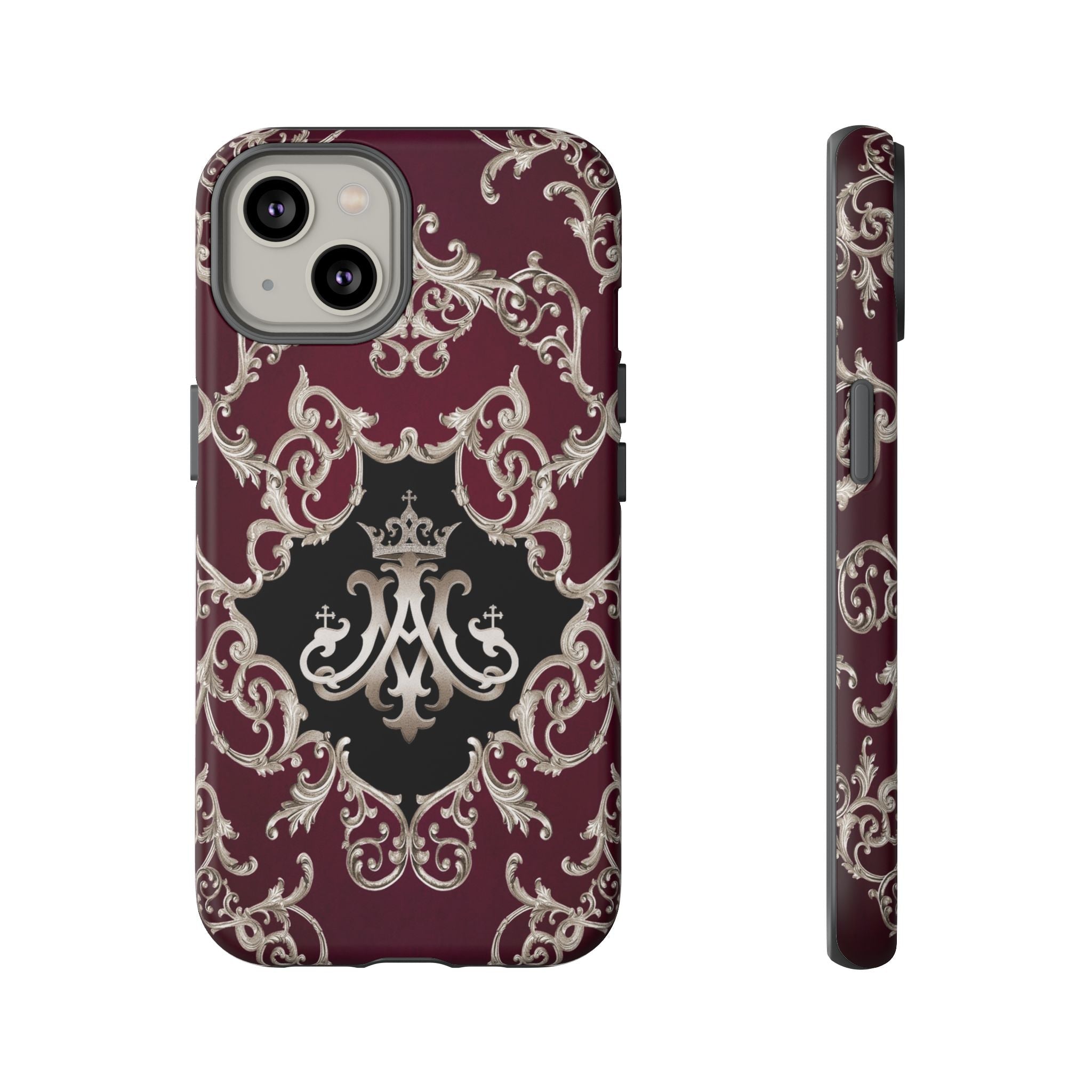 Ave Maria Hard Phone Case (Baroque Mahogany) - Venxara