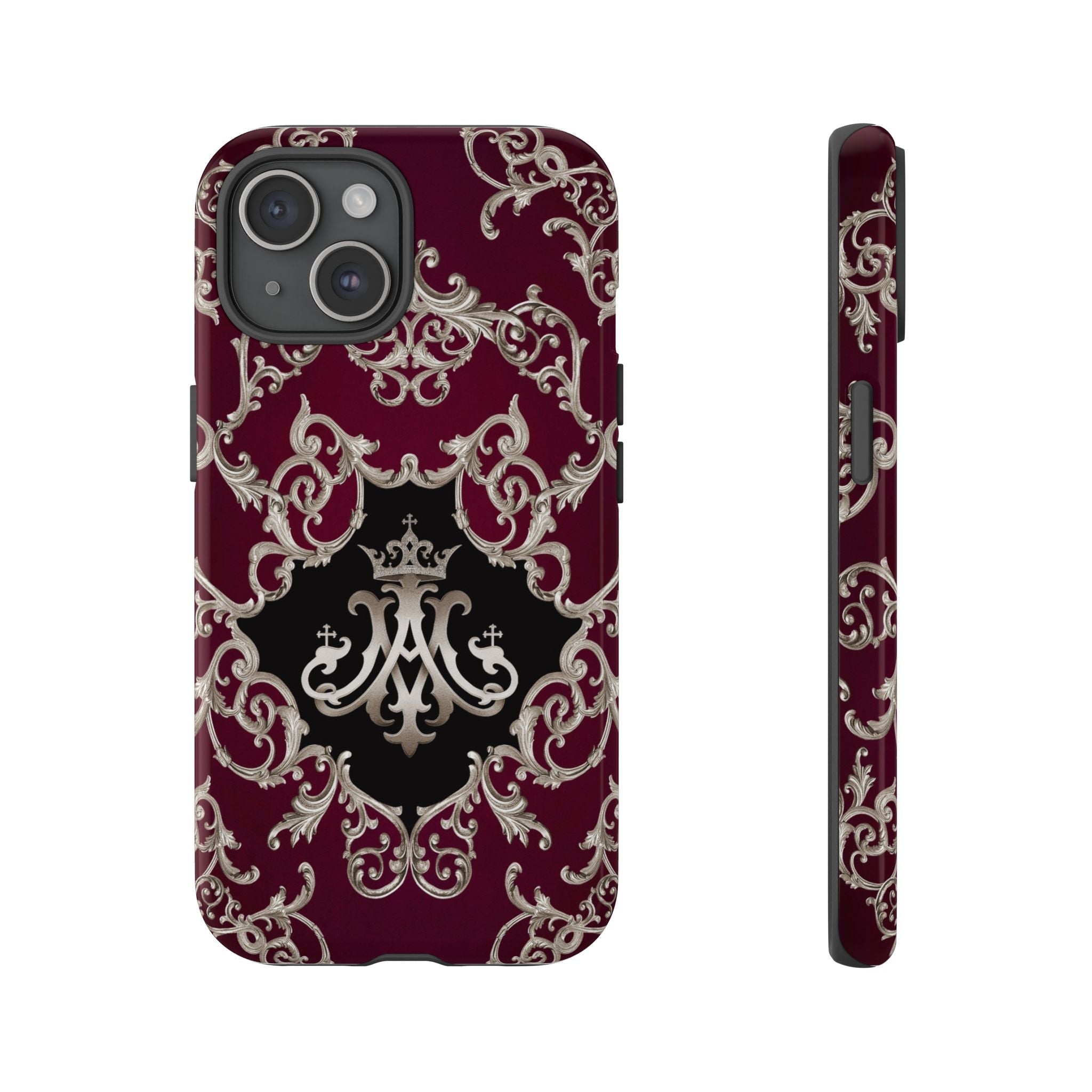 Ave Maria Hard Phone Case (Baroque Mahogany) - Venxara