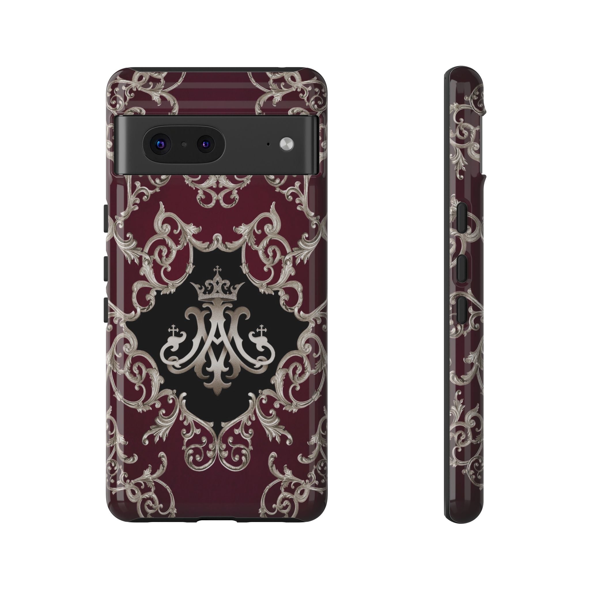 Ave Maria Hard Phone Case (Baroque Mahogany) - Venxara