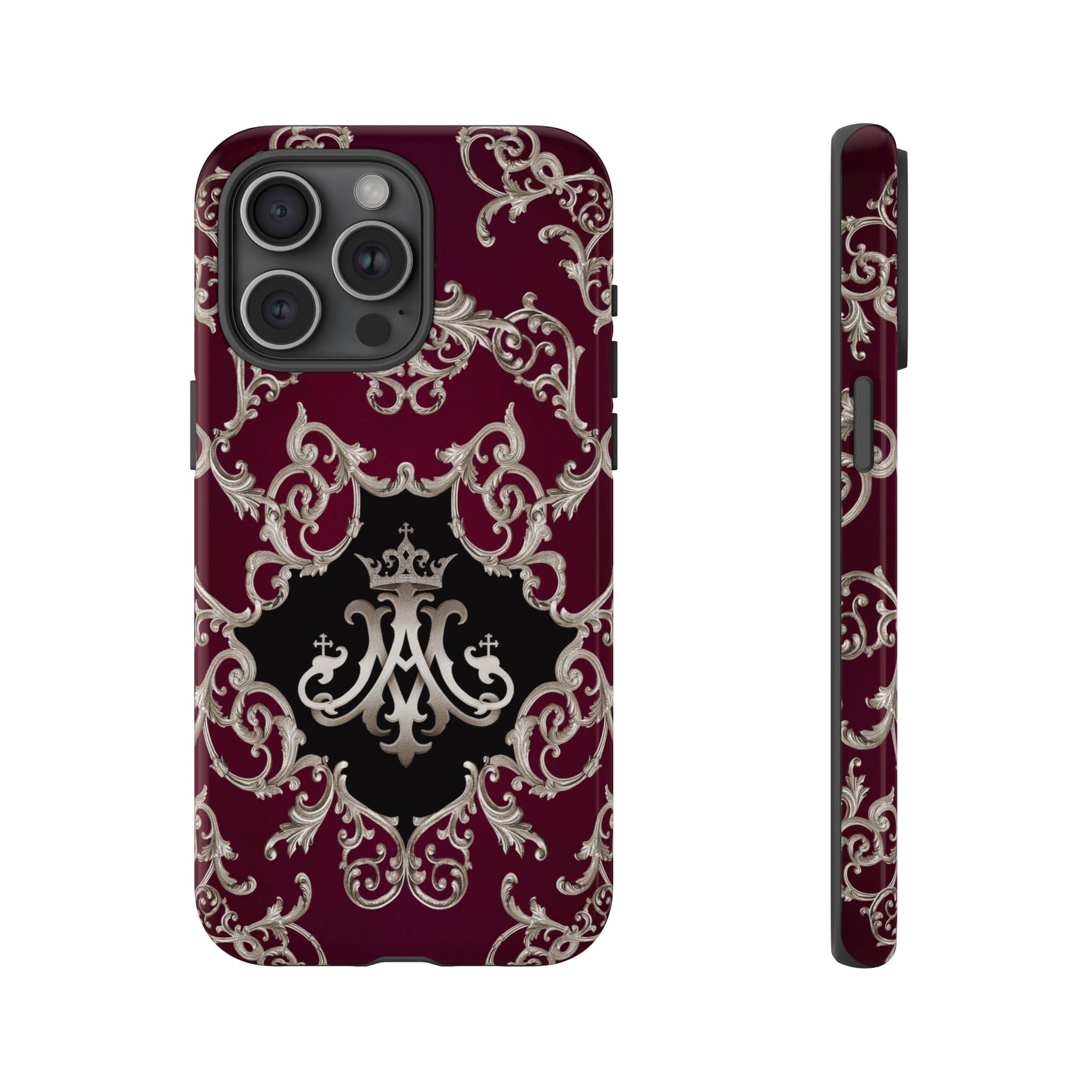 Ave Maria Hard Phone Case (Baroque Mahogany) - Venxara