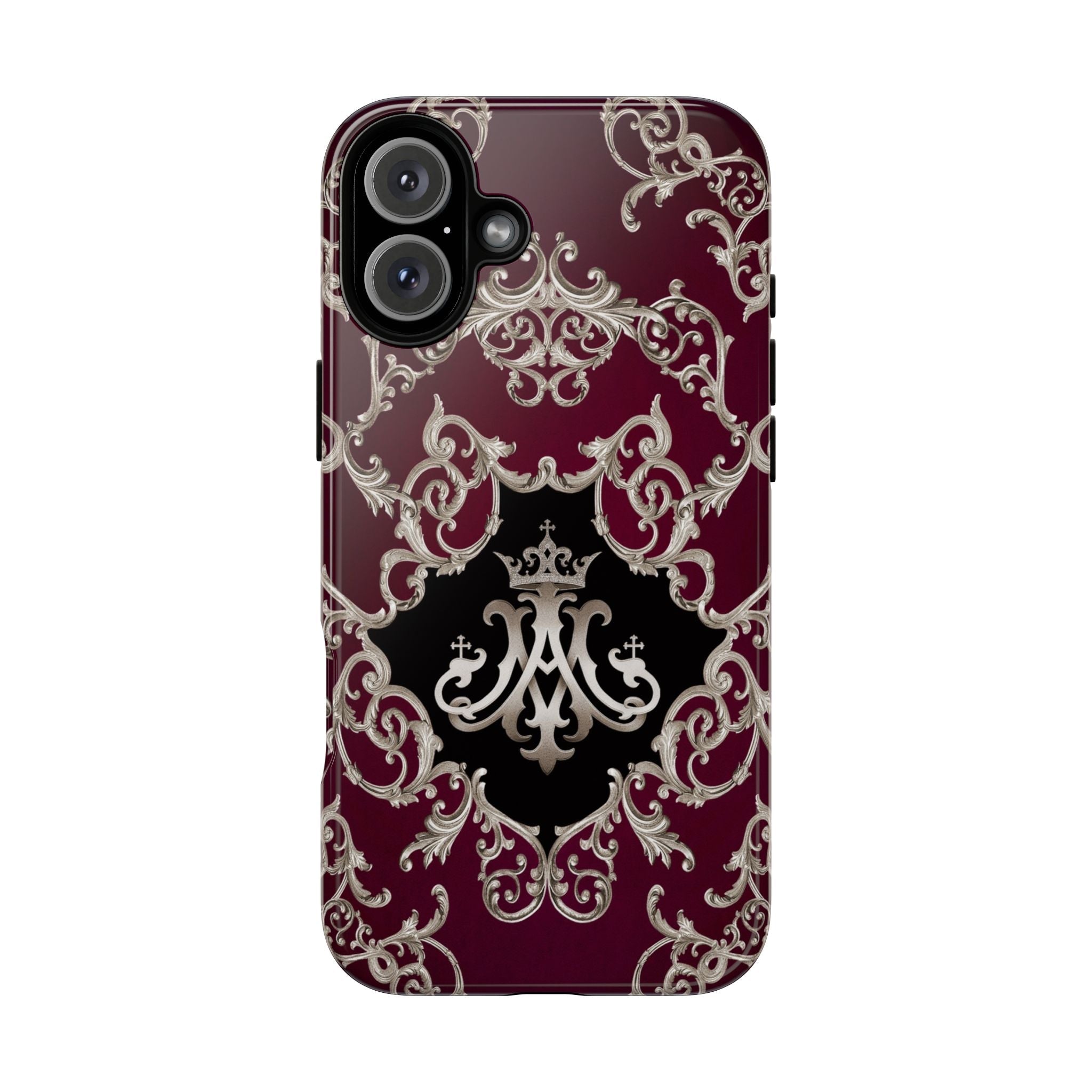 Ave Maria Hard Phone Case (Baroque Mahogany) - Venxara