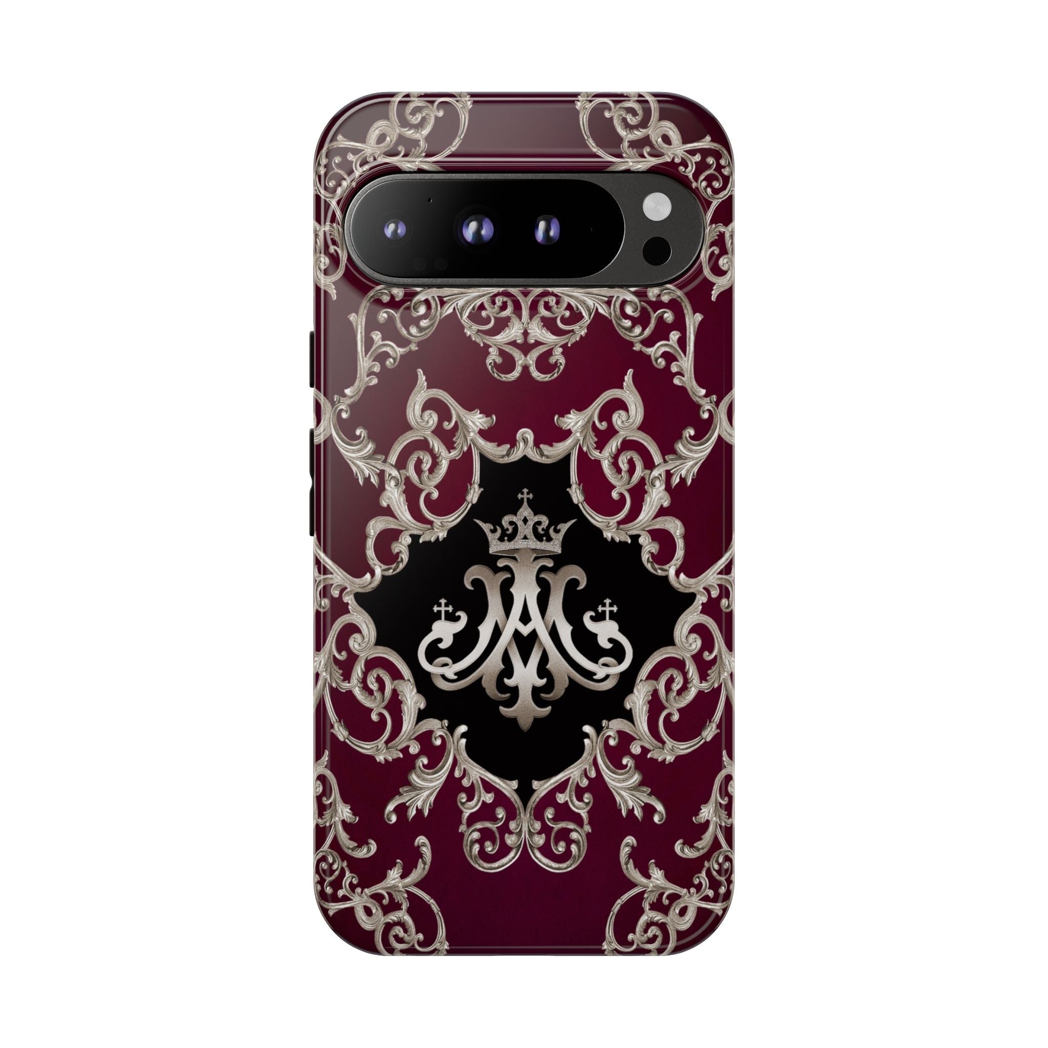 Ave Maria Hard Phone Case (Baroque Mahogany) - Venxara