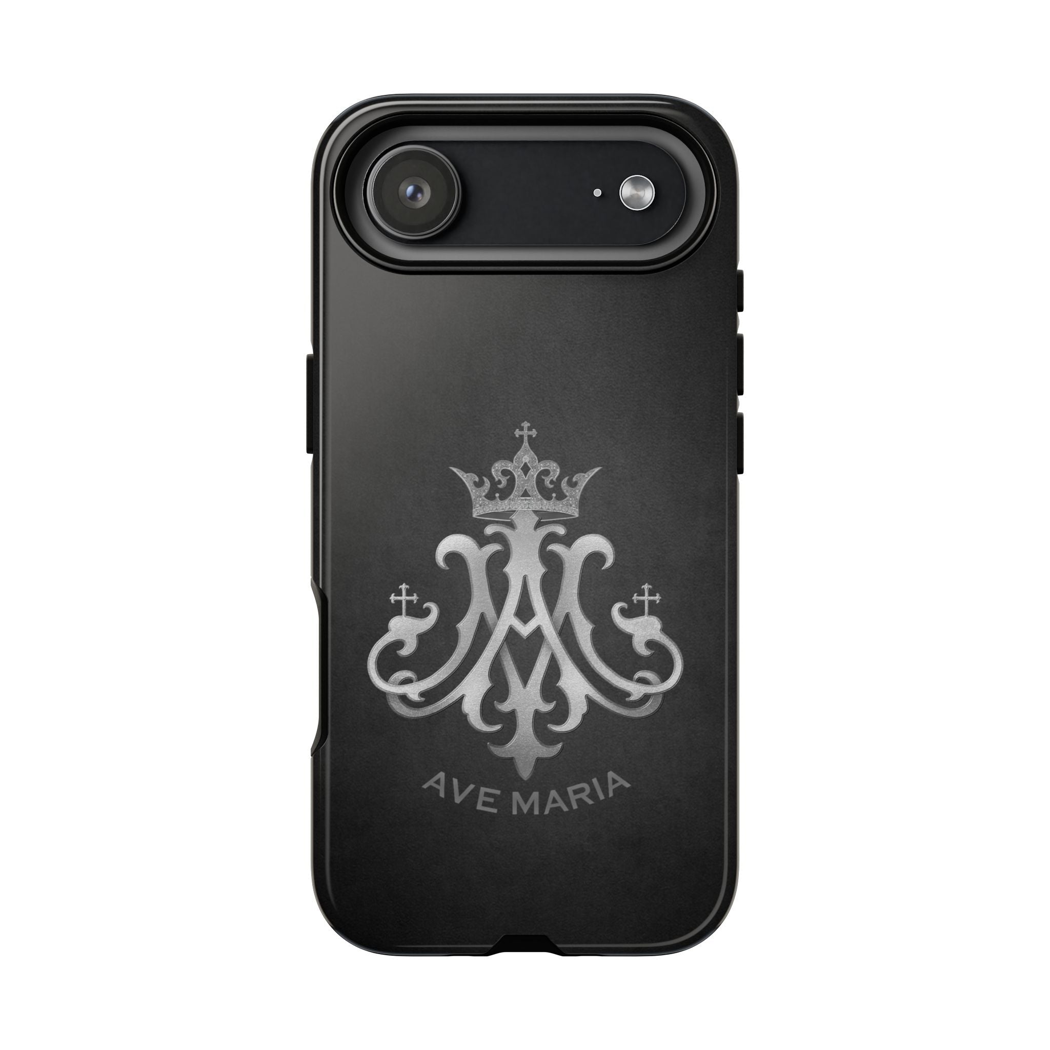 Ave Maria Hard Phone Case (Charcoal) - Venxara