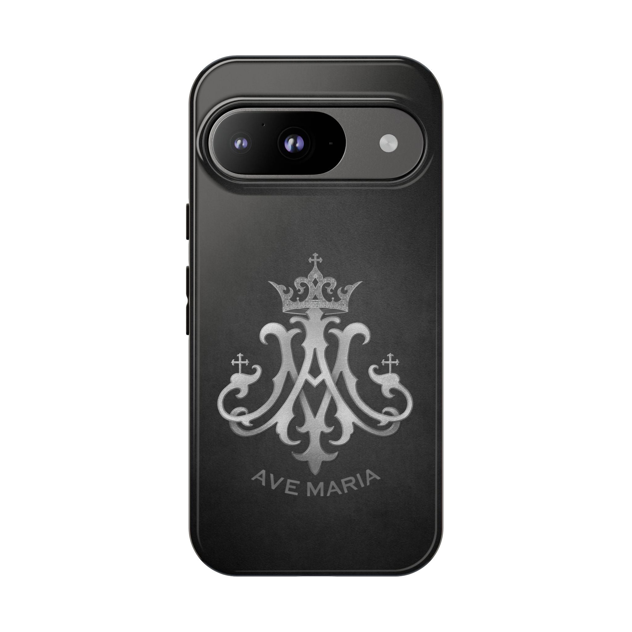 Ave Maria Hard Phone Case (Charcoal) - Venxara