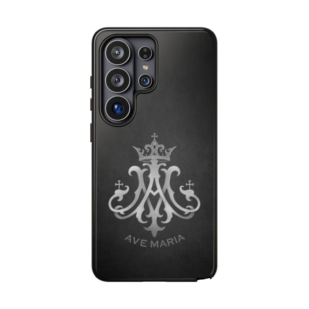 Ave Maria Hard Phone Case (Charcoal) Copyright VENXARA