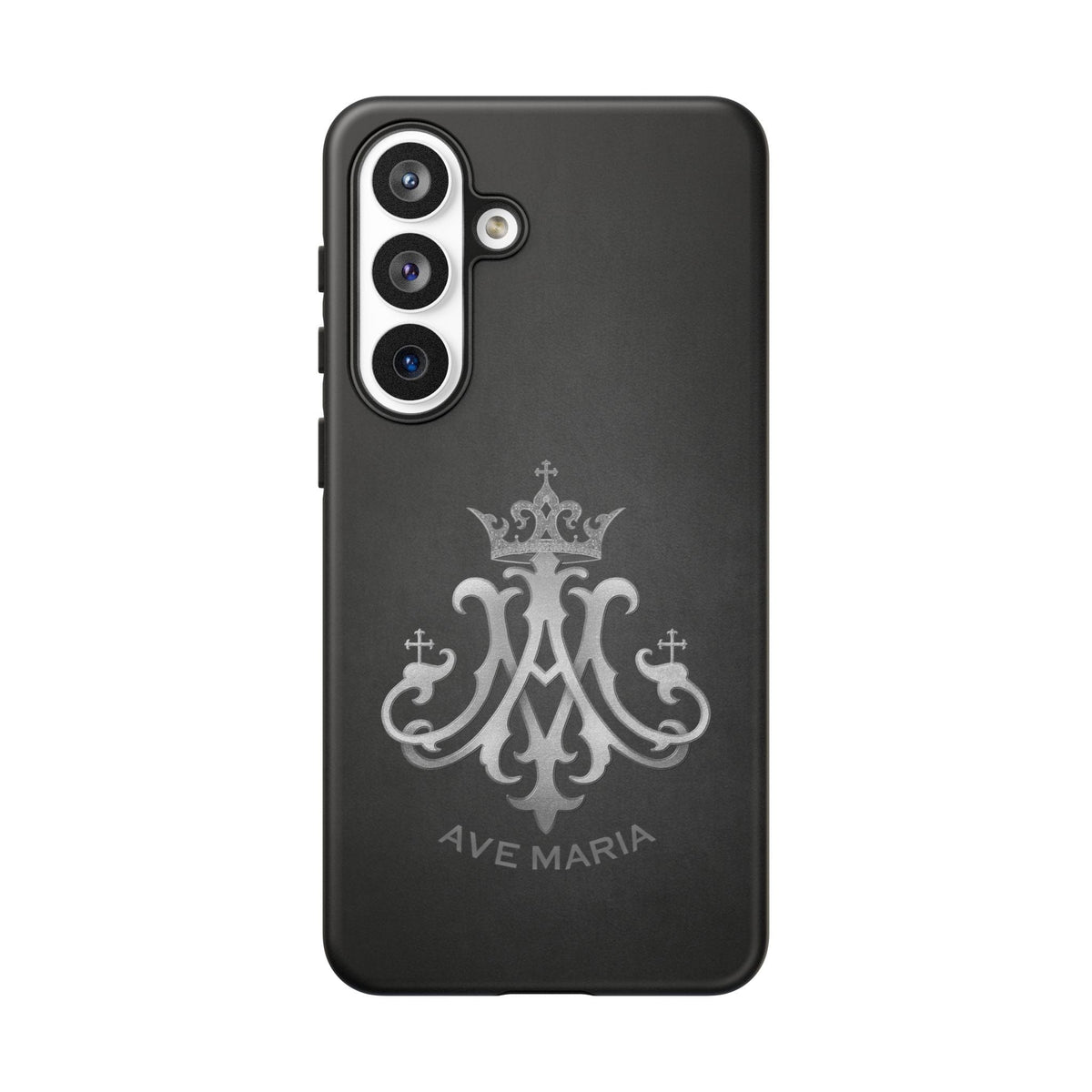 Ave Maria Hard Phone Case (Charcoal) Copyright VENXARA