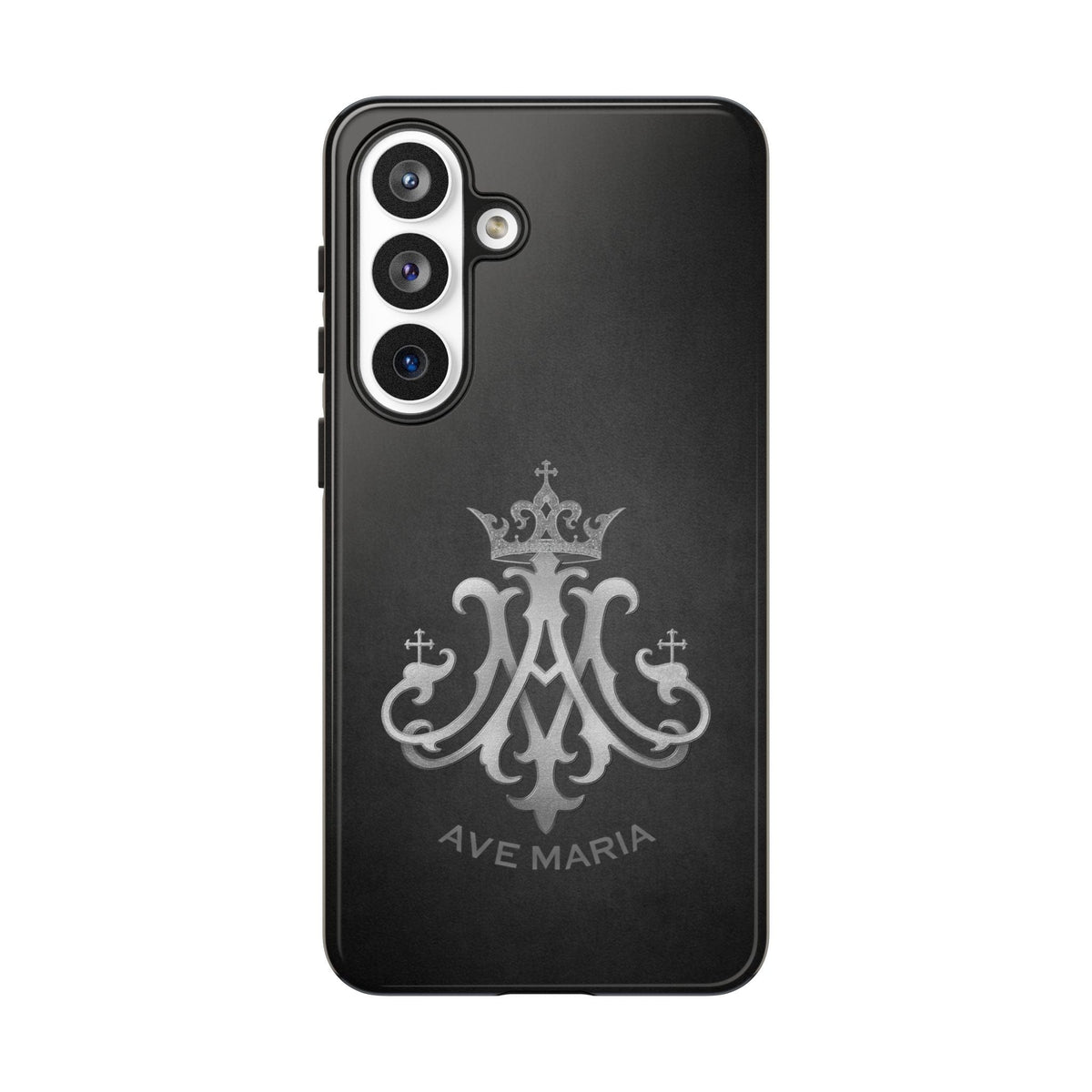 Ave Maria Hard Phone Case (Charcoal) Copyright VENXARA
