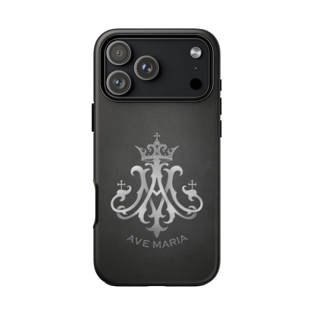 Ave Maria Hard Phone Case (Charcoal) Copyright VENXARA