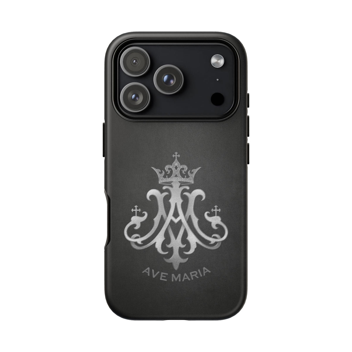 Ave Maria Hard Phone Case (Charcoal) Copyright VENXARA