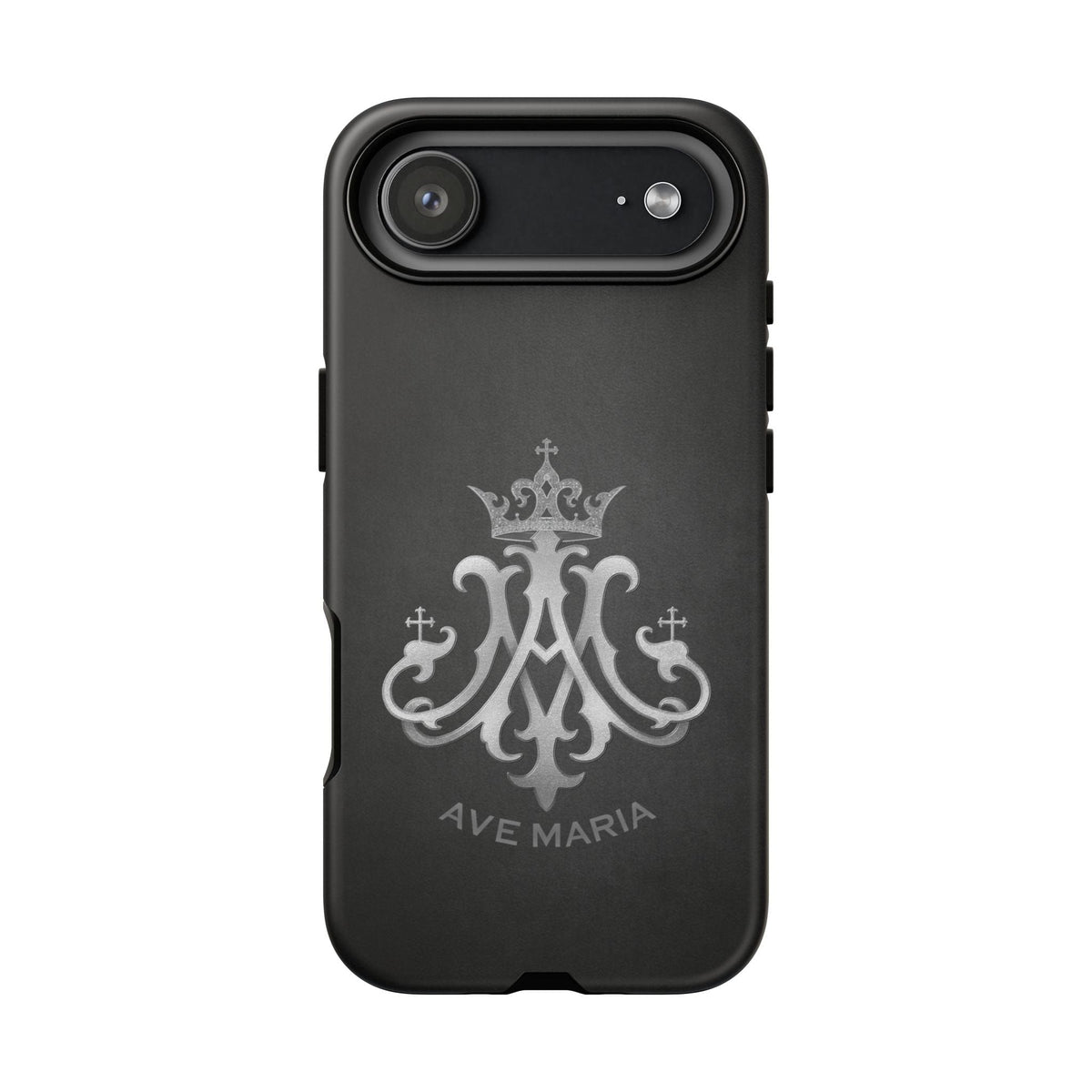 Ave Maria Hard Phone Case (Charcoal) Copyright VENXARA
