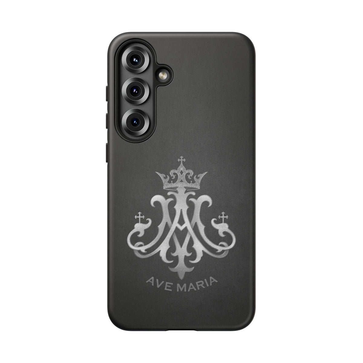 Ave Maria Hard Phone Case (Charcoal) Copyright VENXARA