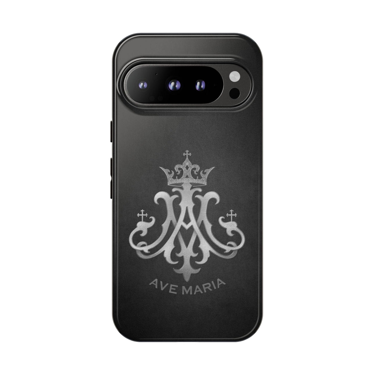 Ave Maria Hard Phone Case (Charcoal) Copyright VENXARA