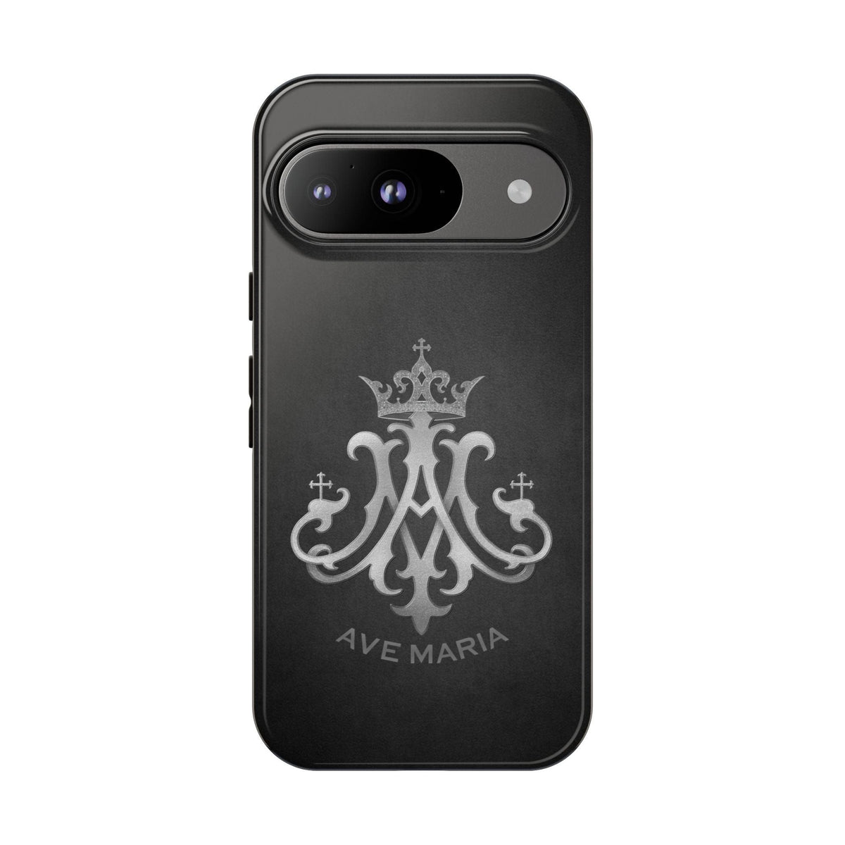 Ave Maria Hard Phone Case (Charcoal) Copyright VENXARA