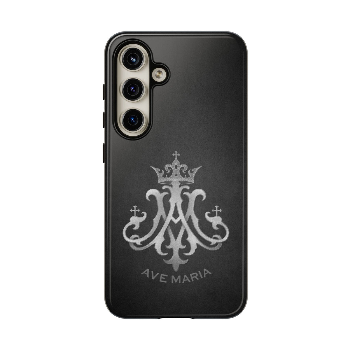 Ave Maria Hard Phone Case (Charcoal) Copyright VENXARA