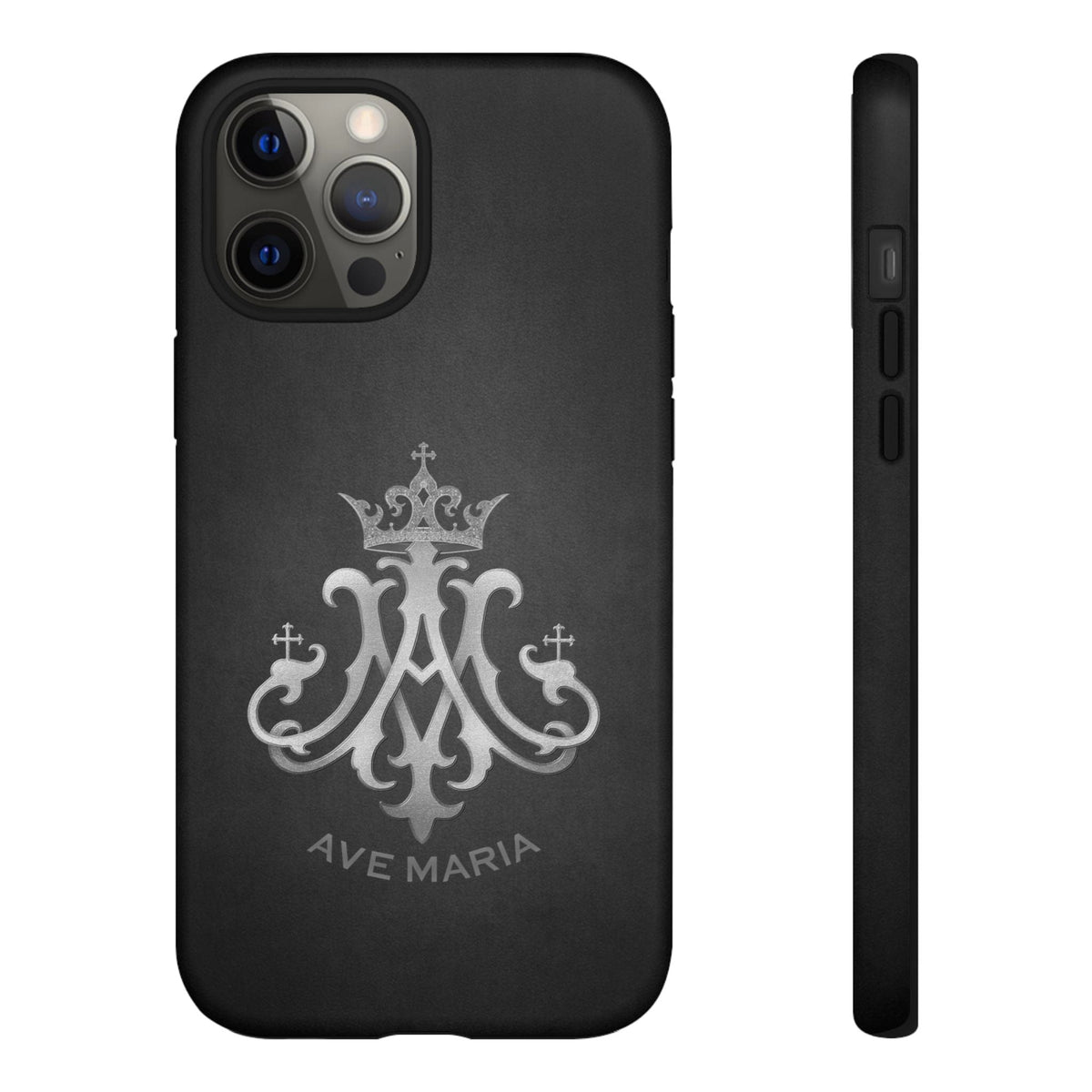 Ave Maria Hard Phone Case (Charcoal) Copyright VENXARA