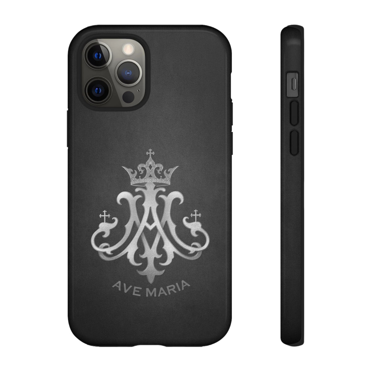 Ave Maria Hard Phone Case (Charcoal) Copyright VENXARA