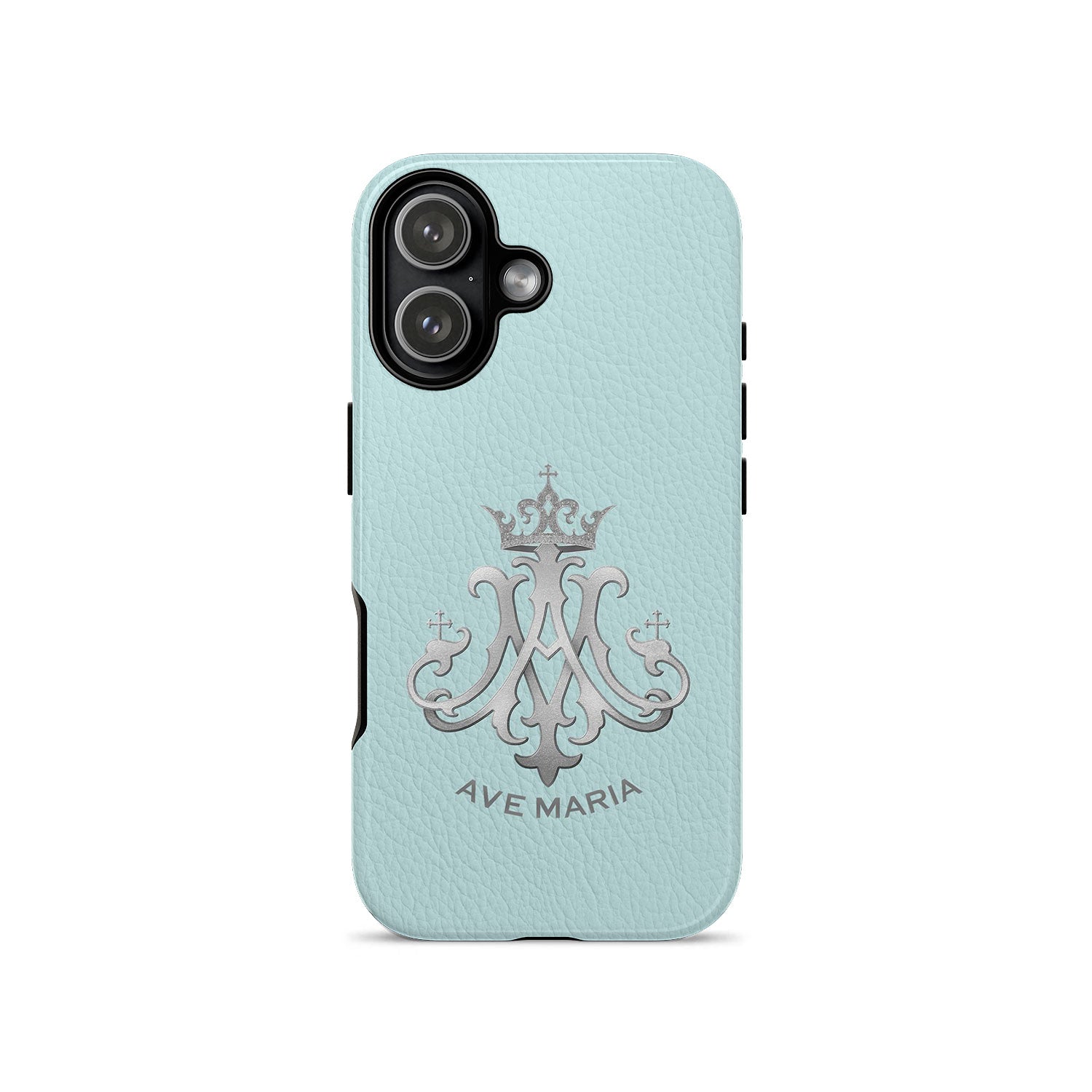 Ave Maria Hard Phone Case (Heavenly Blue)