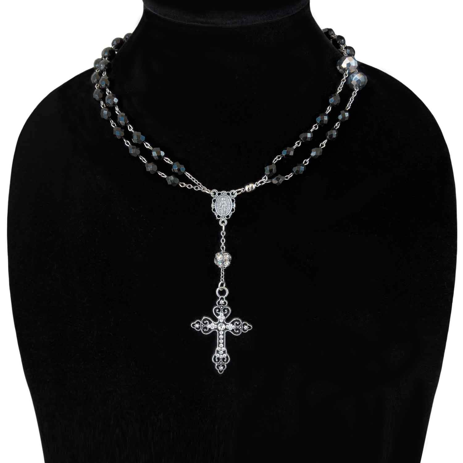 Ave Maria Rosary Necklace