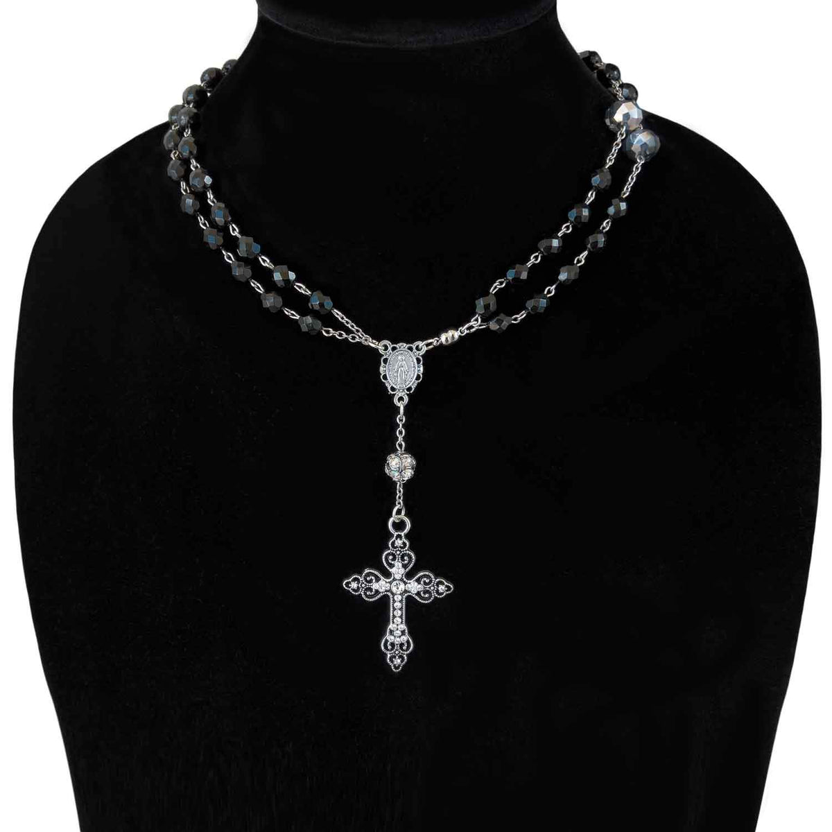 Ave Maria Rosary Necklace Copyright VENXARA