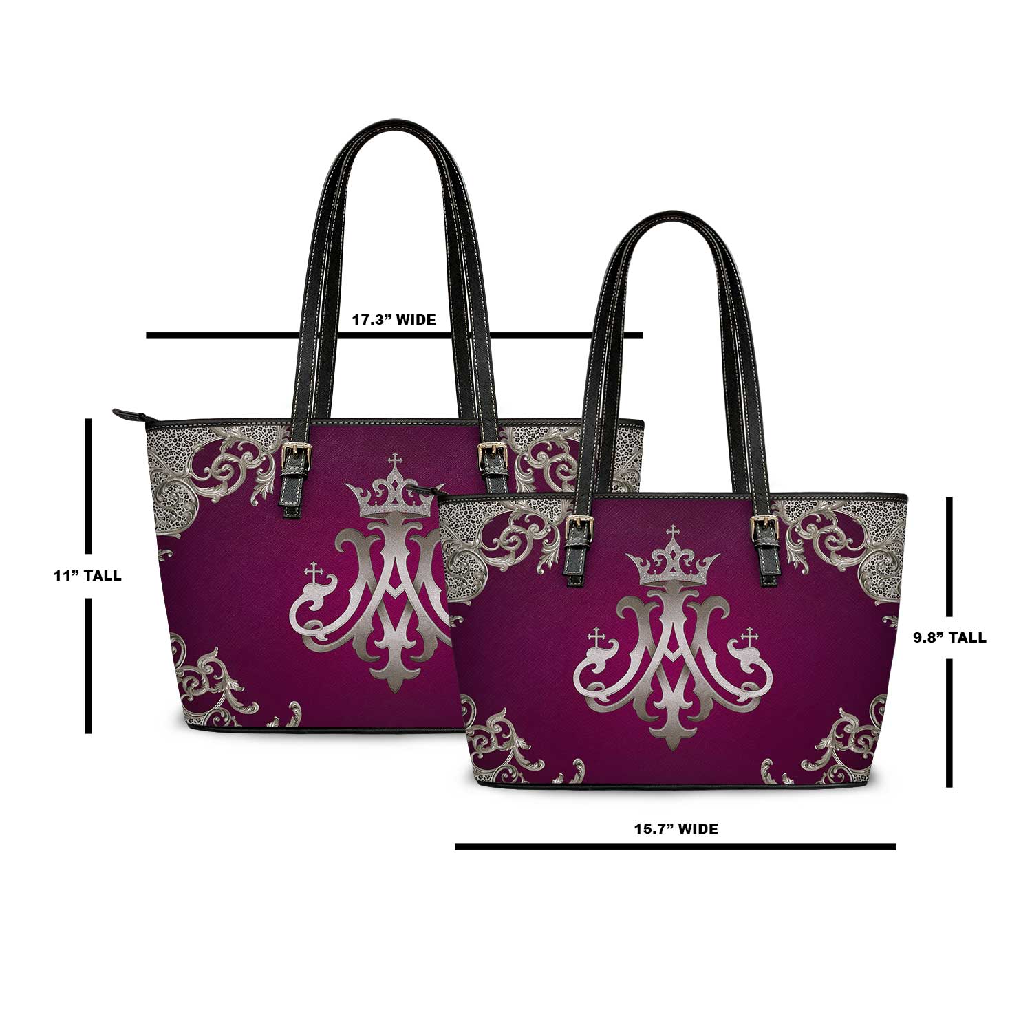 Ave Maria Tote Bag (Baroque Mahogany) - Venxara