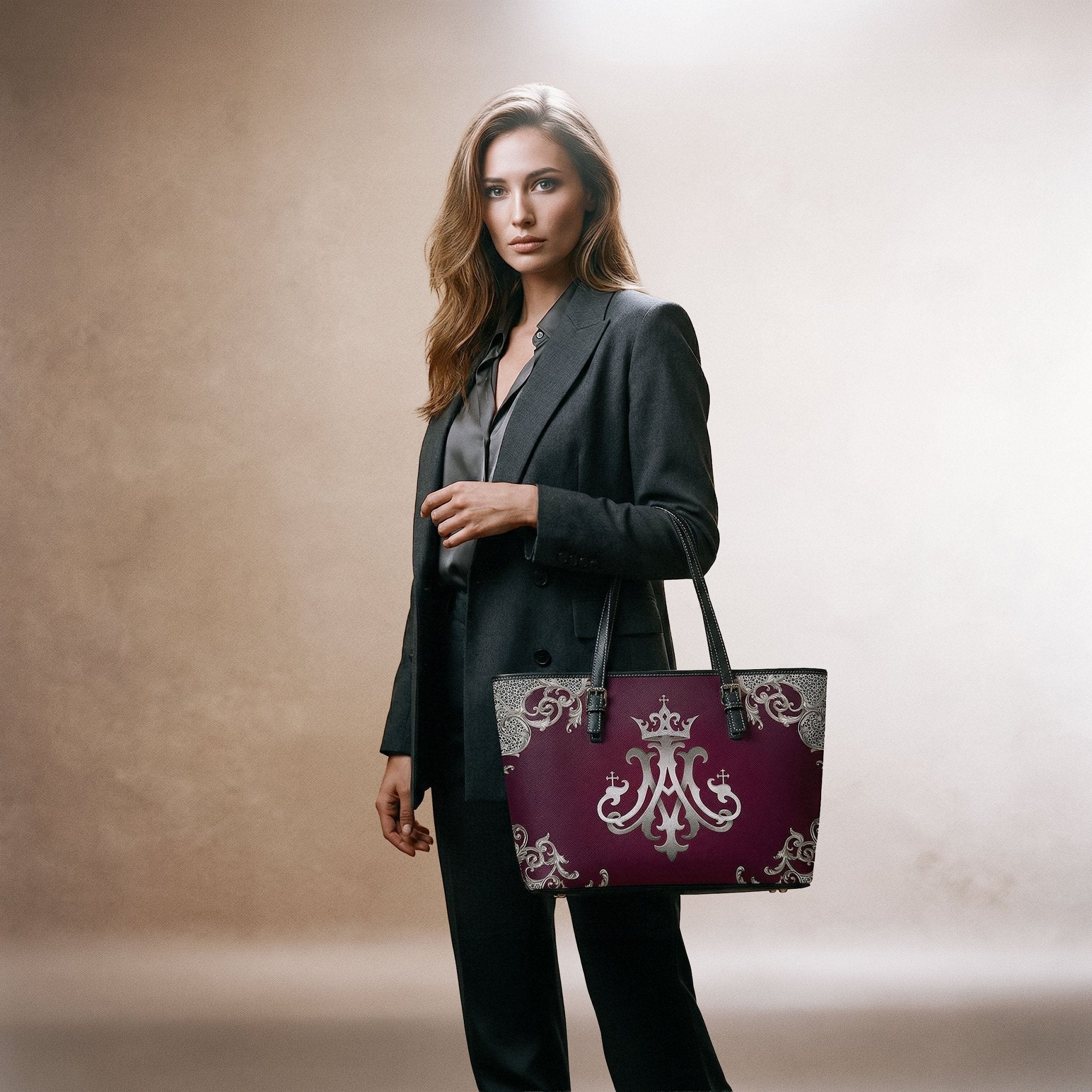 Ave Maria Tote Bag (Baroque Mahogany) - Venxara