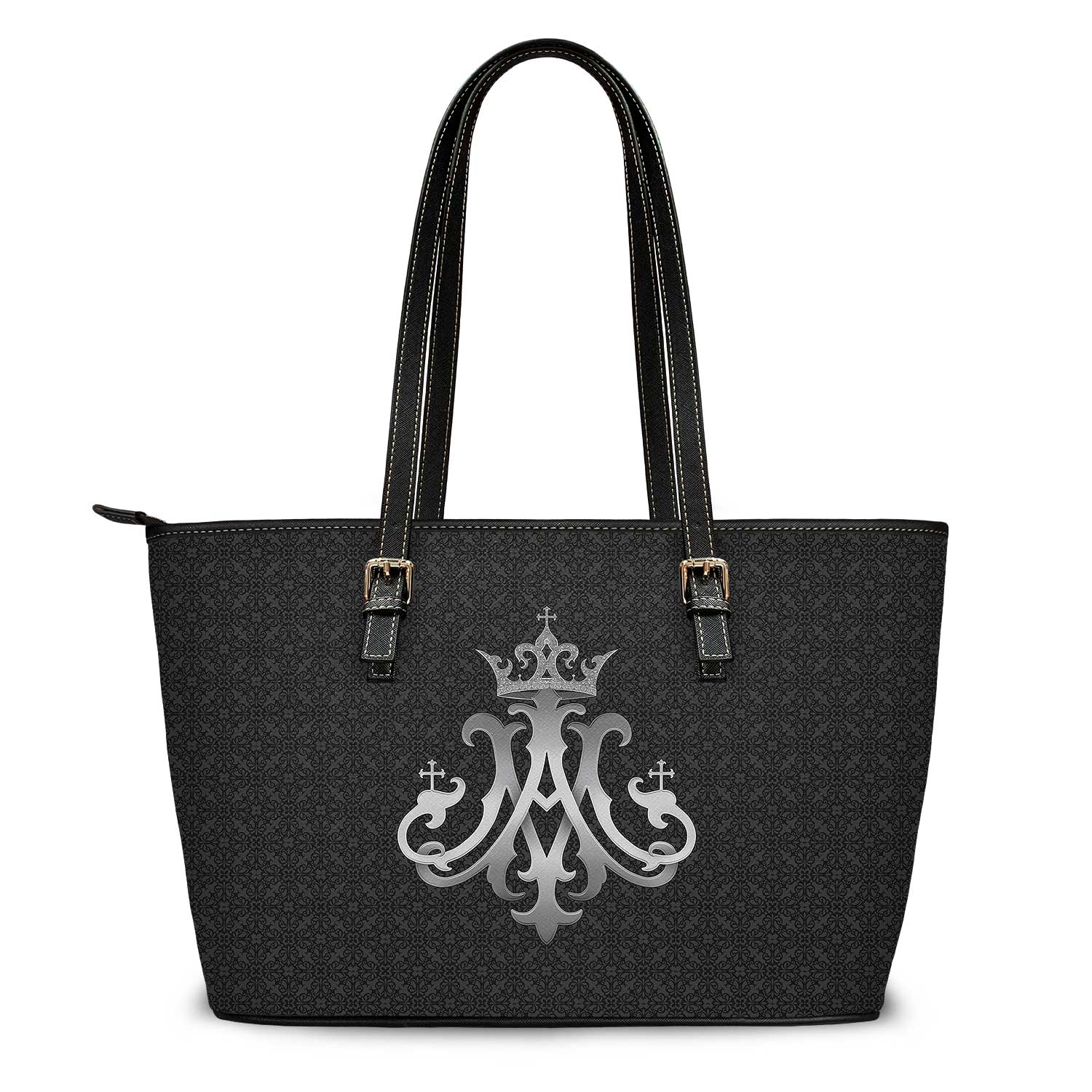 Ave Maria Tote Bag (Black)
