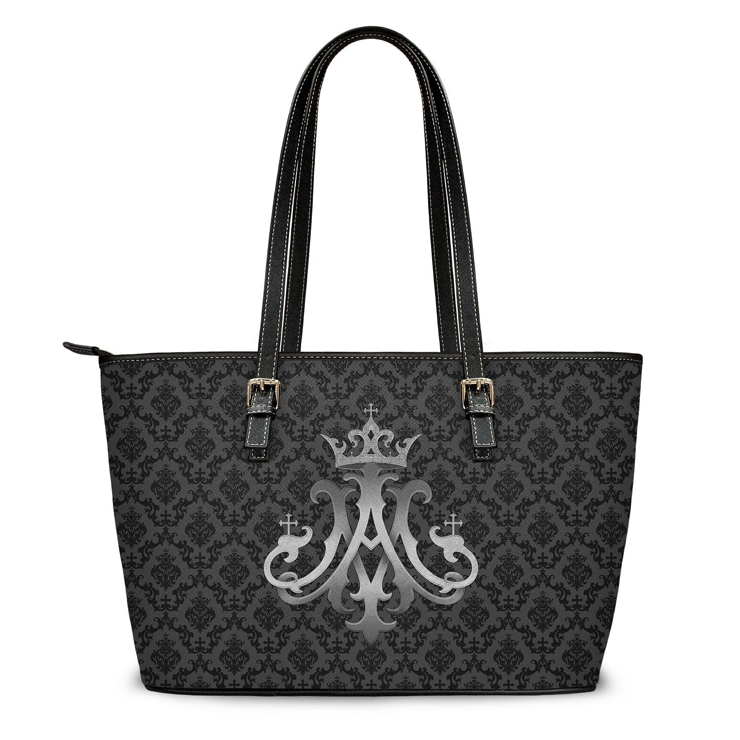 Ave Maria Tote Bag (Charcoal) - Venxara