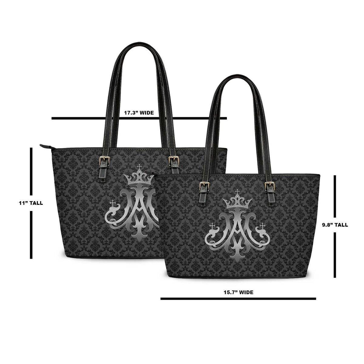 Ave Maria Tote Bag (Charcoal) Copyright VENXARA