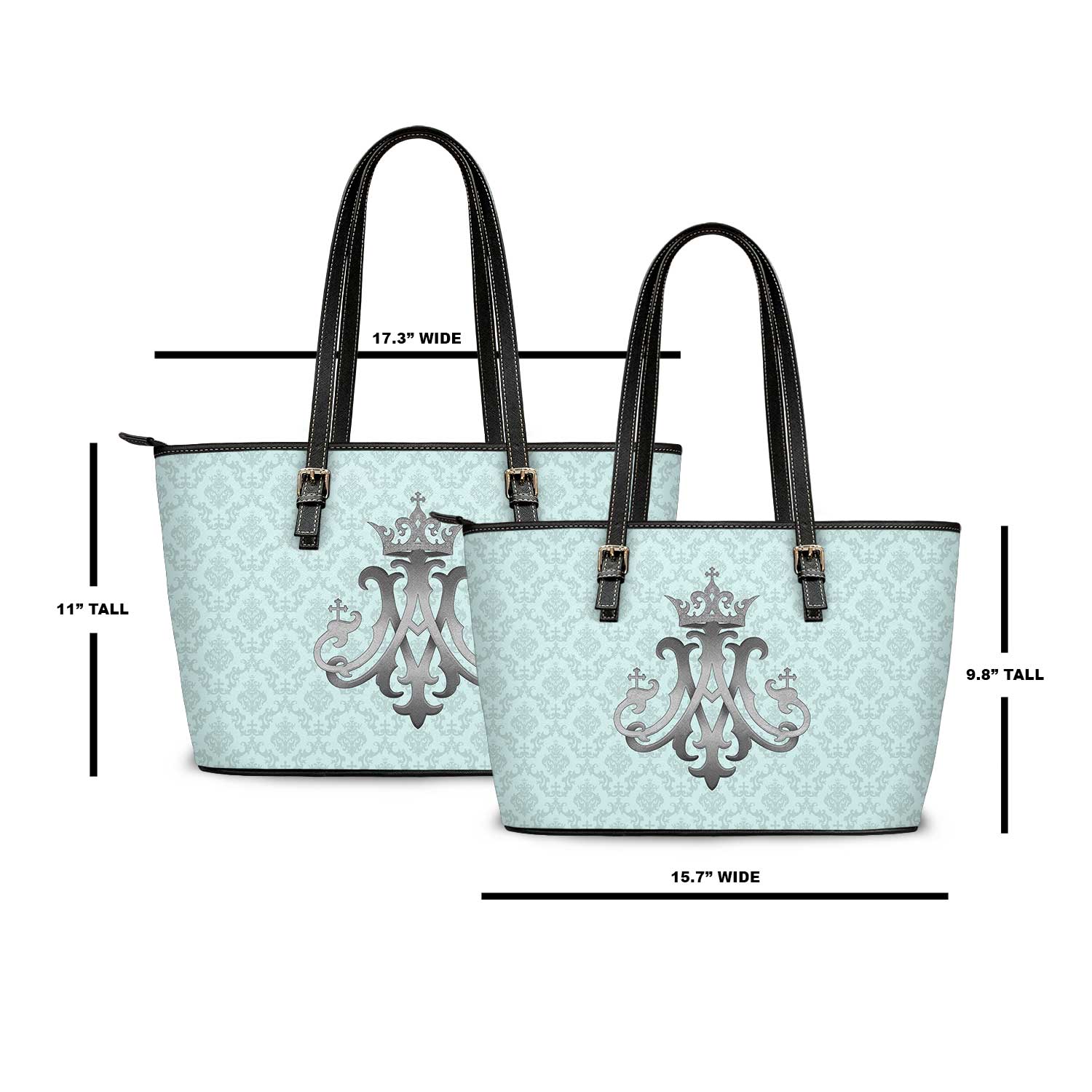 Ave Maria Tote Bag (Heavenly Blue) - Venxara