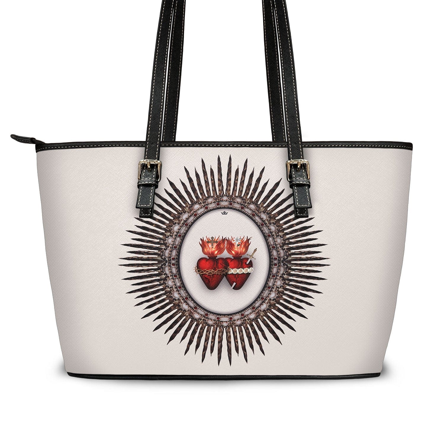 Divine Hearts Tote Bag (Sand) Copyright VENXARA
