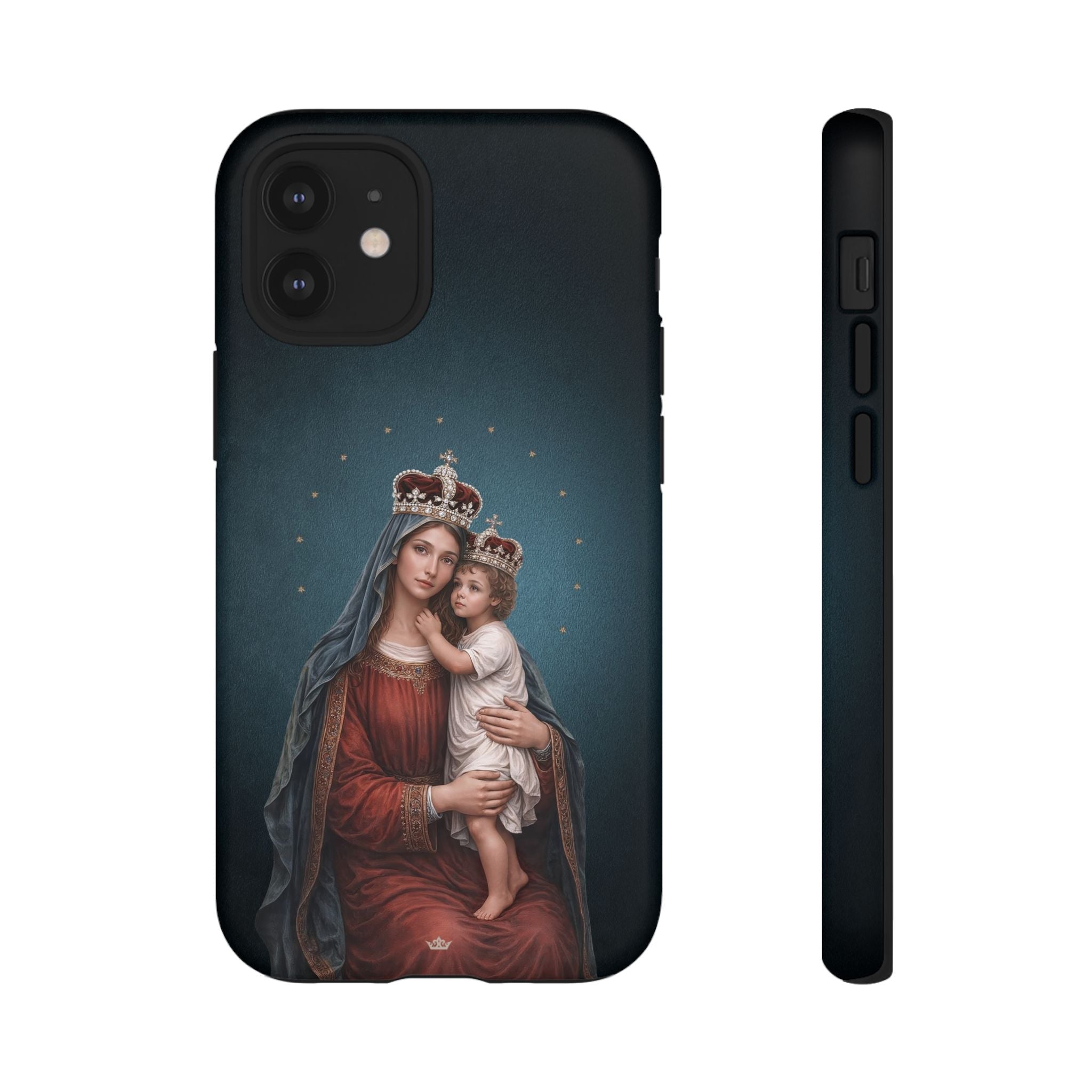 Divine King and Queen Hard Phone Case (Midnight Blue) - Venxara
