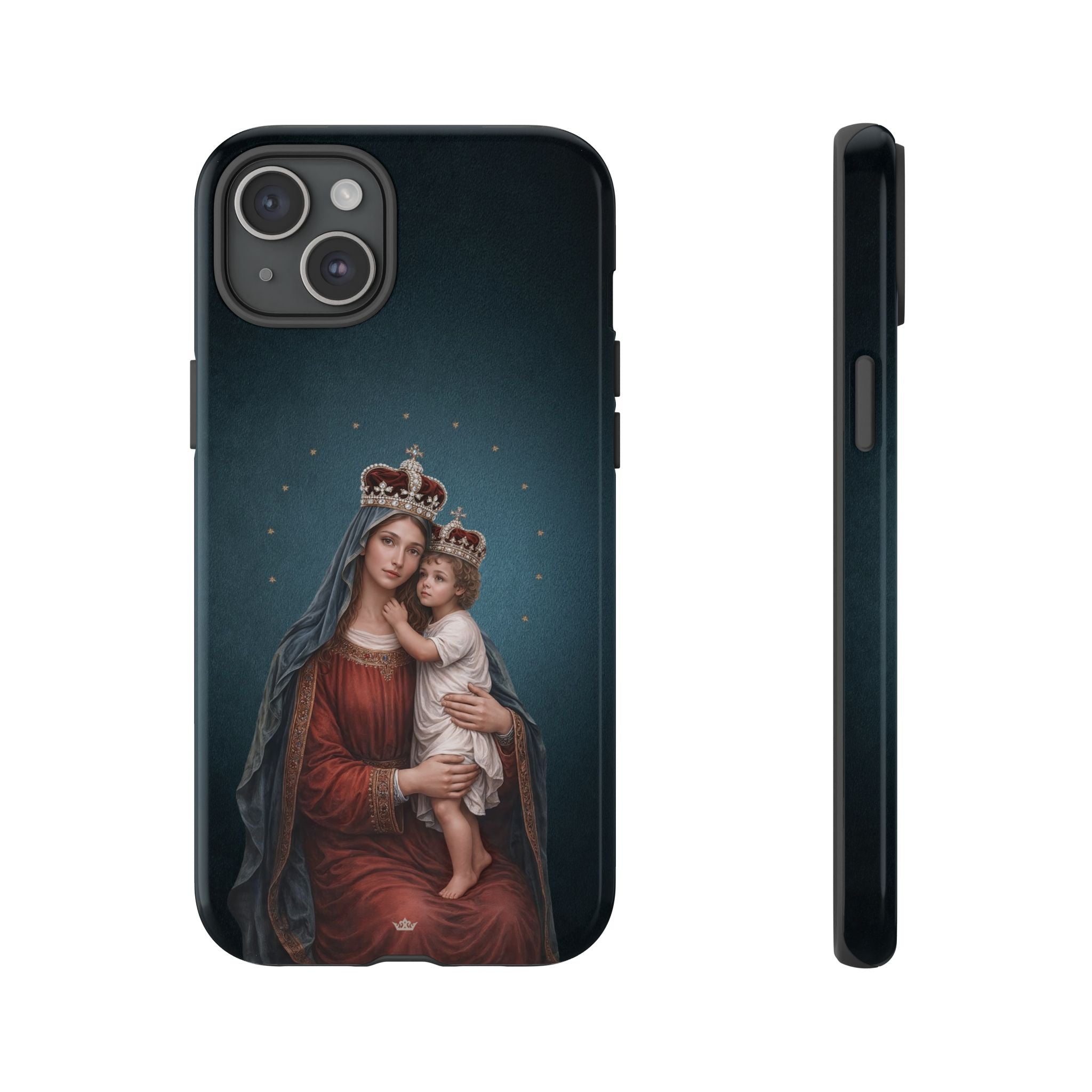Divine King and Queen Hard Phone Case (Midnight Blue) - Venxara