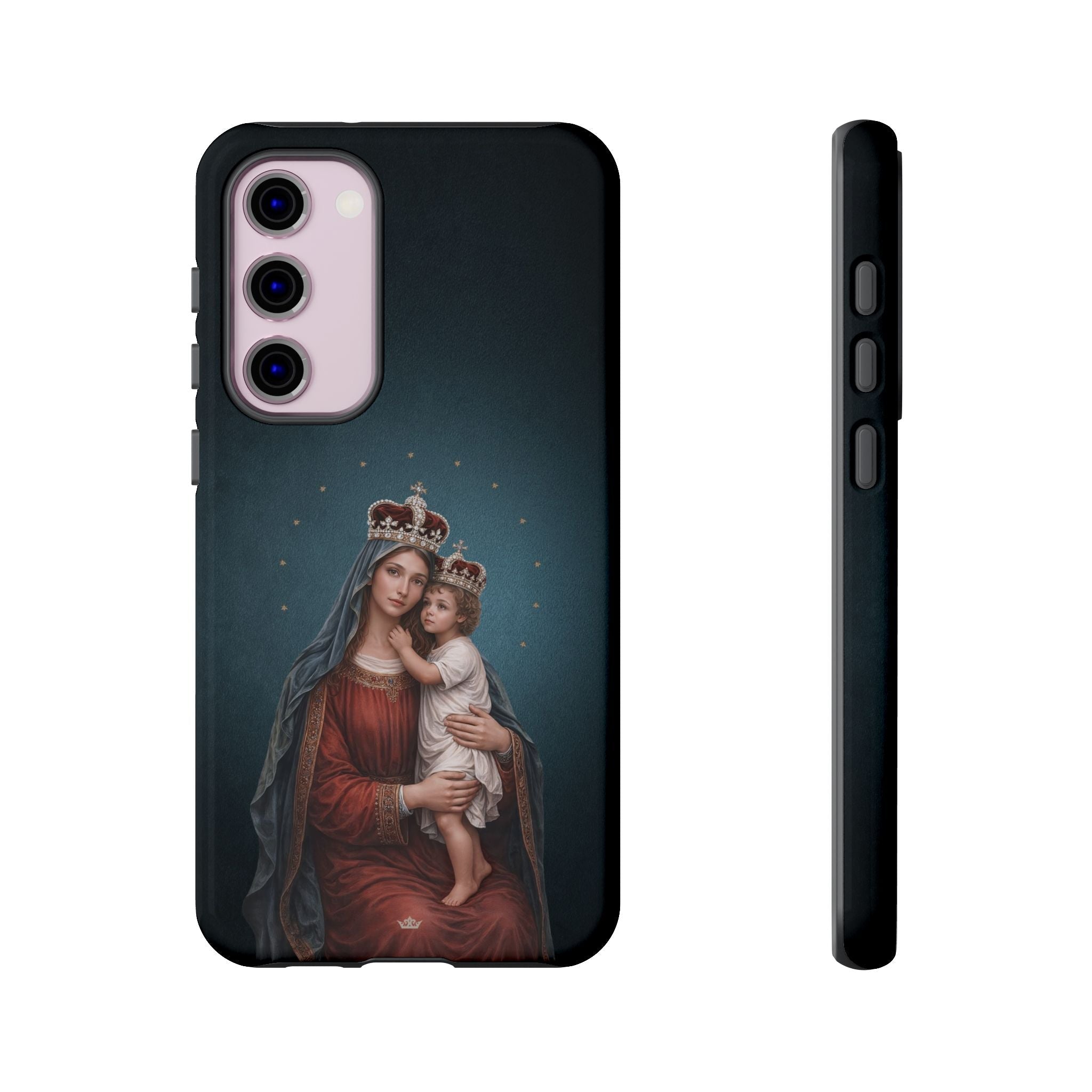 Divine King and Queen Hard Phone Case (Midnight Blue) - Venxara