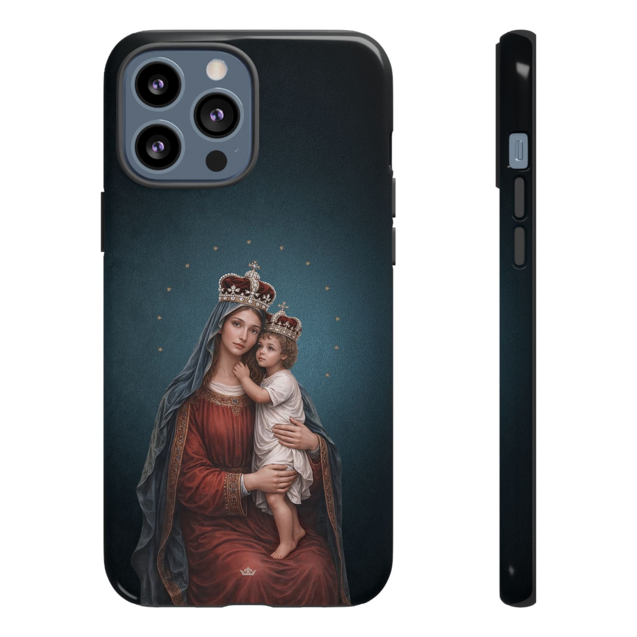 Divine King and Queen Hard Phone Case (Midnight Blue) - Venxara
